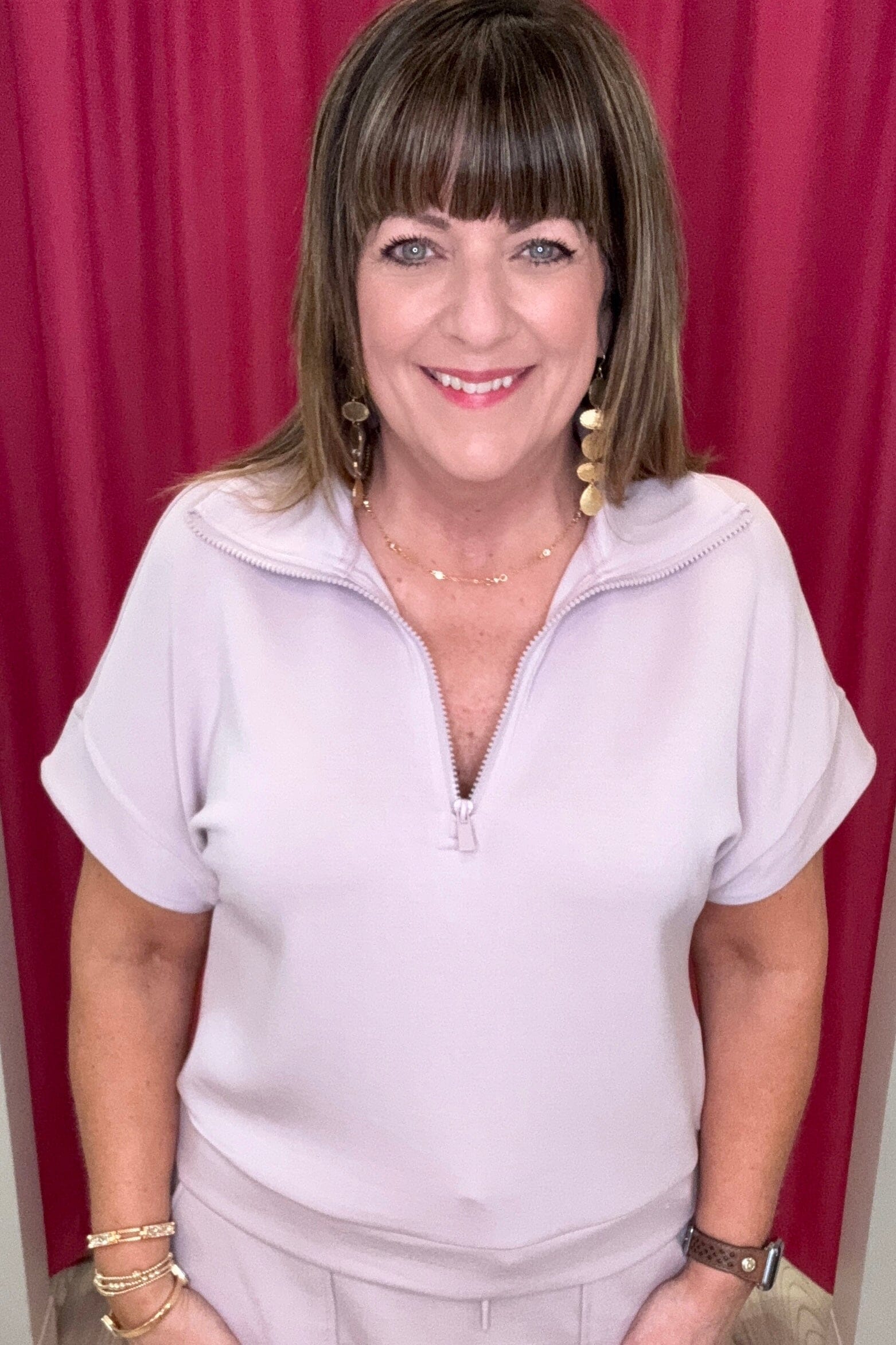 Half Zip Pullover Top MISSY TOP SPECIAL LIVERPOOL