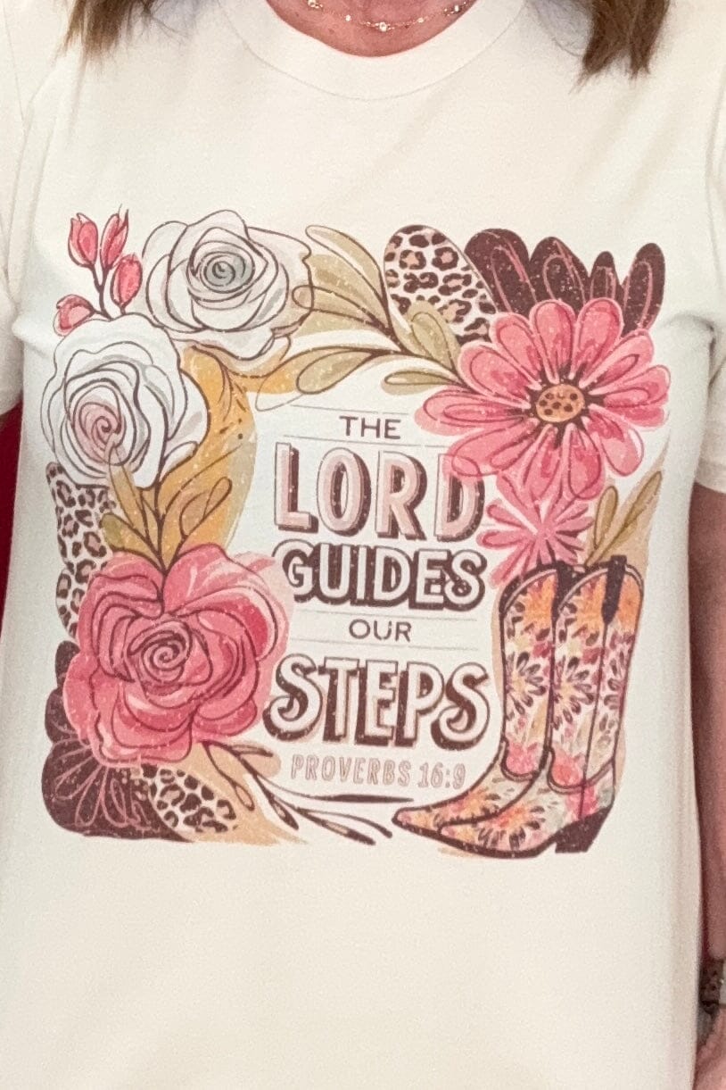 The Lord Guides Our Steps MISSY BASIC KNIT REBELROSE/ATTITUDETEES