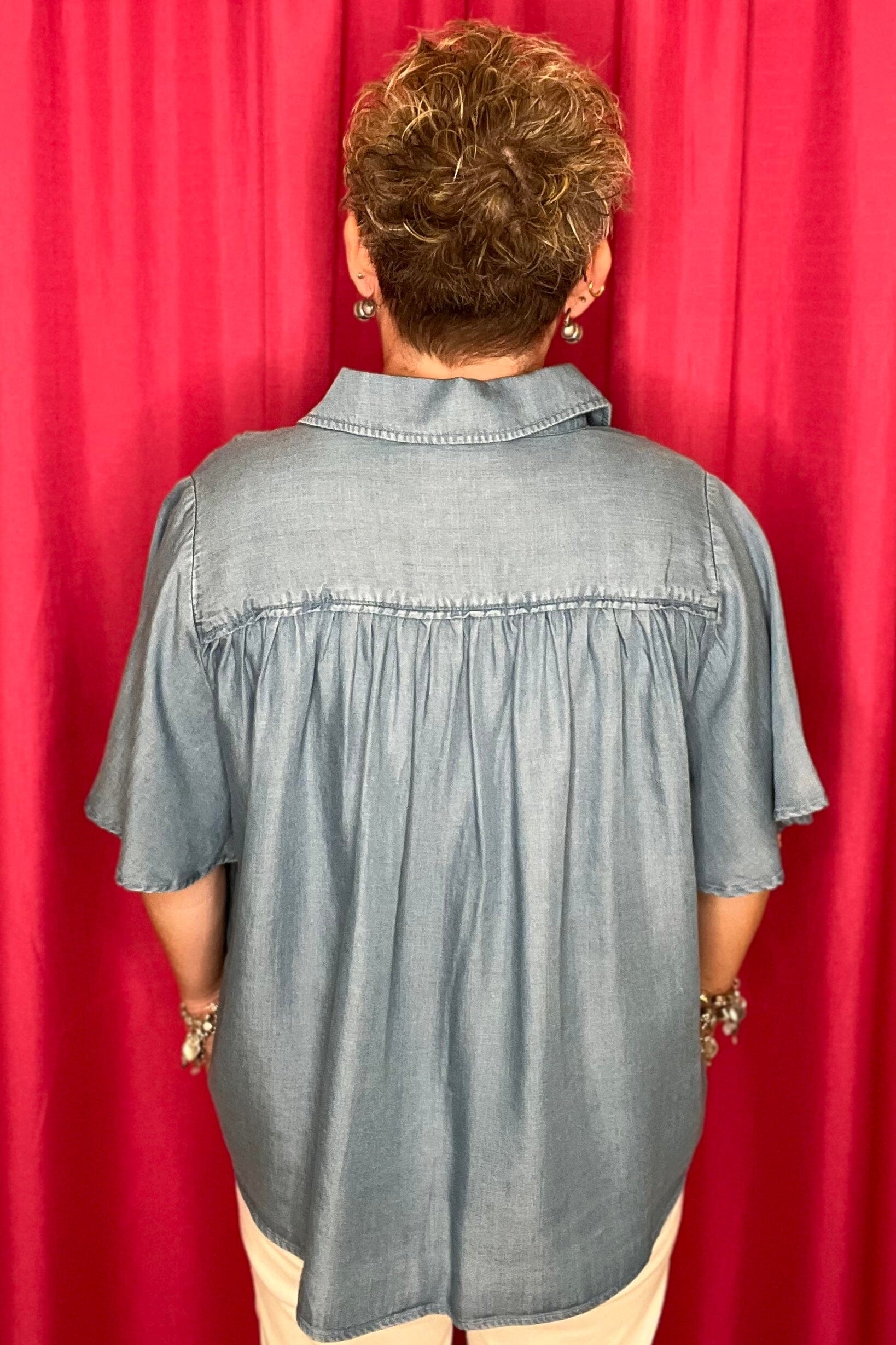 Short Sleeve Button Down Top MISSY TOP SPECIAL ZAC & RACHEL
