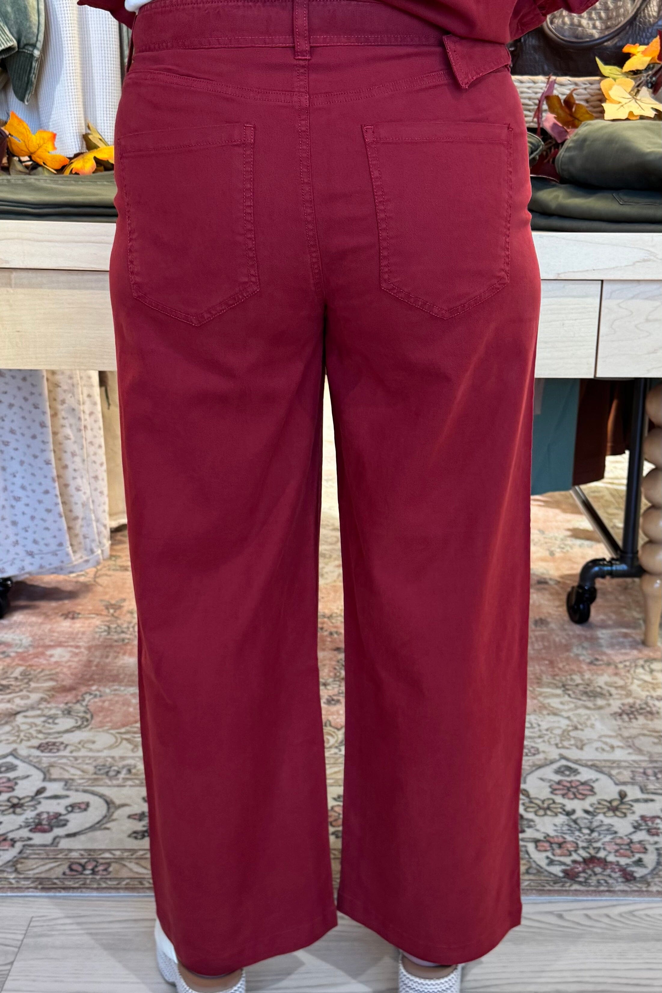 Stride Wide Leg w/Belt BOTTOMS LIVERPOOL