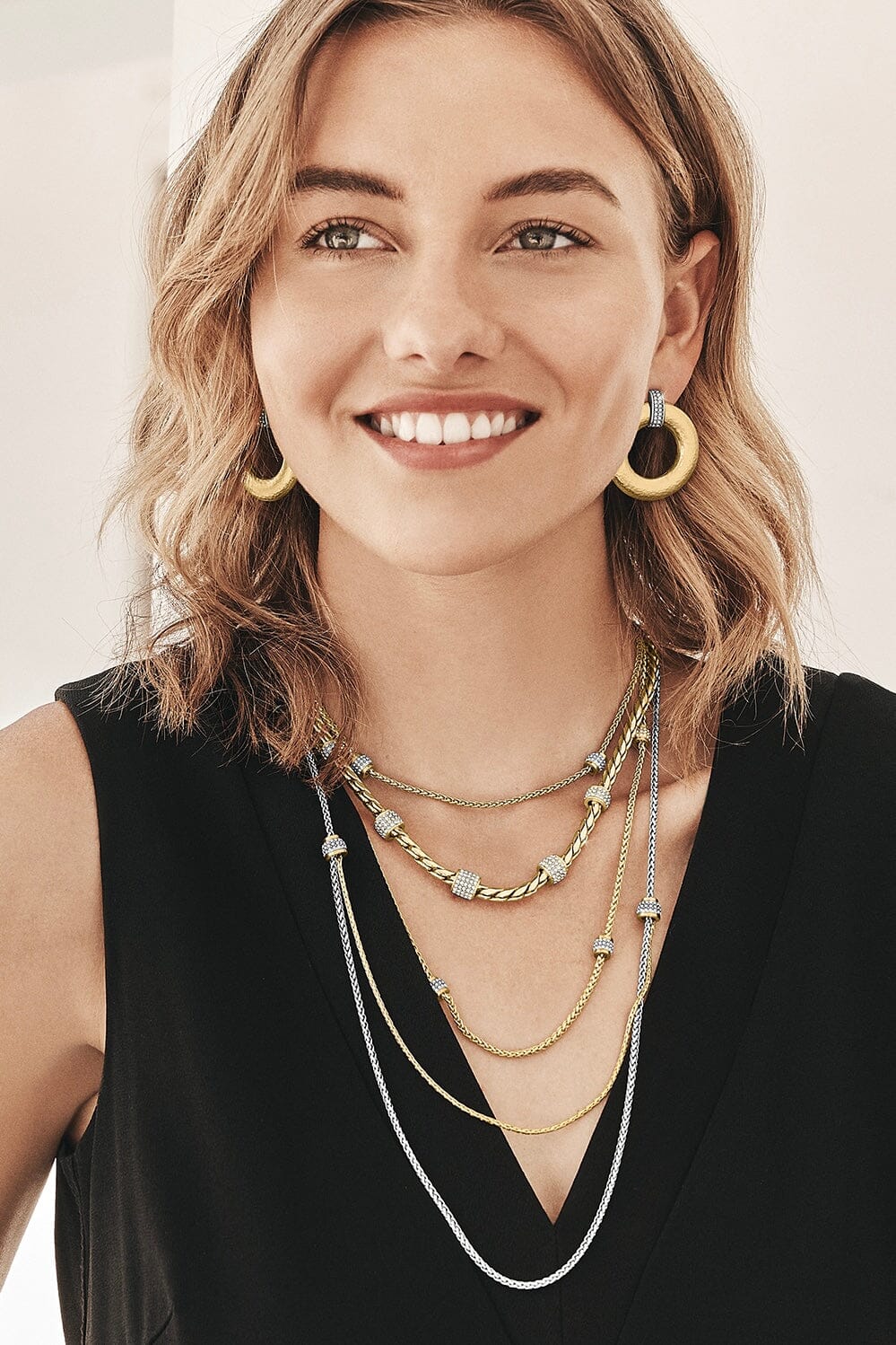 Meridian Geo Post Drop Earrings BJEWELRY Brighton Collectables