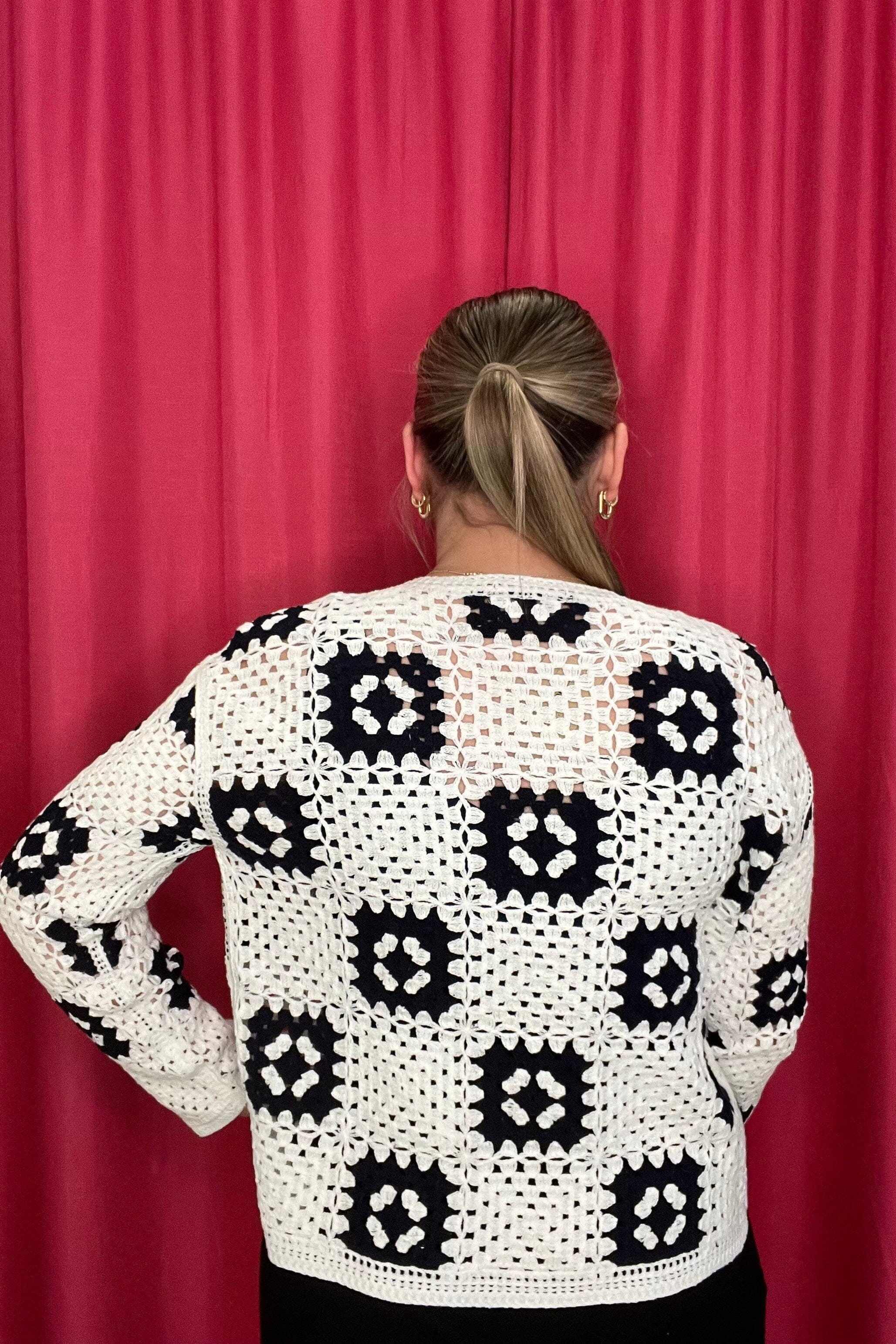 Granny Square Crochet Cardigan OUTFIT COMPLETER CHARLIEB