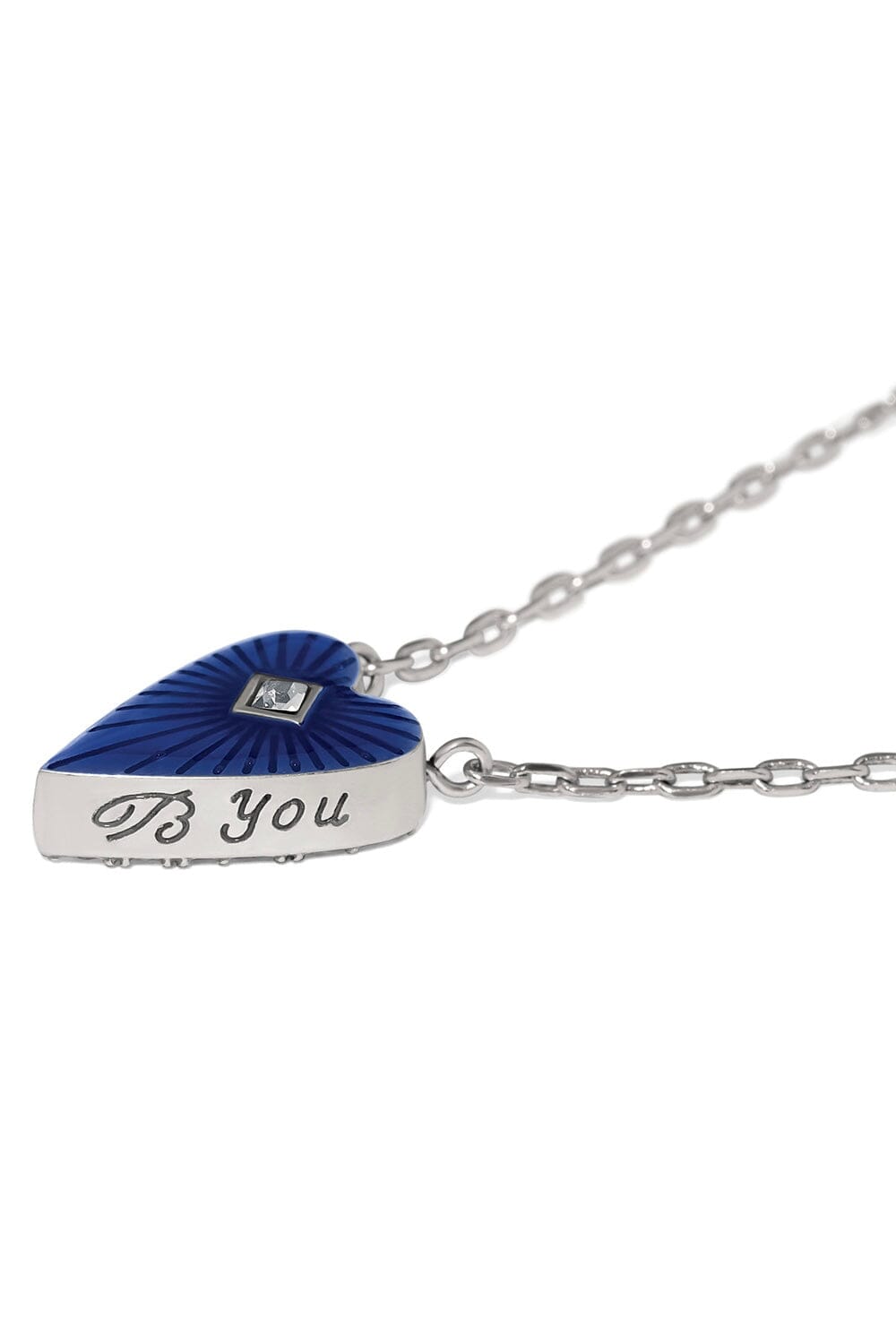 Love Messages B You Blue Necklace BJEWELRY LEEGIN-BRIGHTON