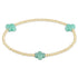 Enewton Signature Cross Gold Pattern 2mm Bead Bracelet- Mint JEWELRY ENEWTON