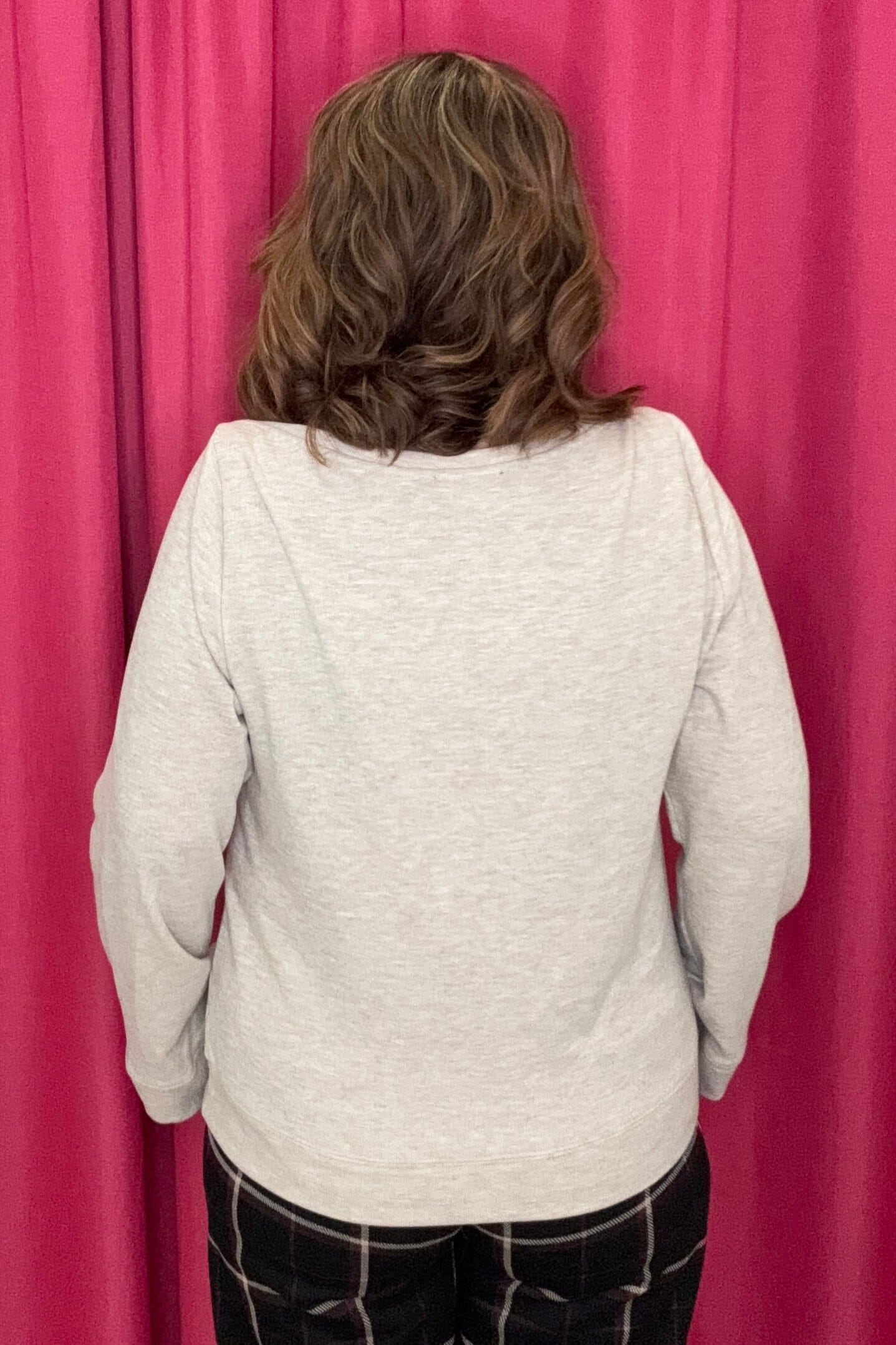 Bell Long Sleeve Boat Neck Knit Top w/Embroidery MISSY TOP SPECIAL DEMOCRACY