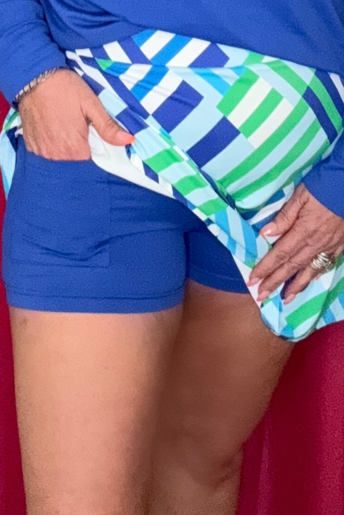 Saratoga Skort Swept Away Print BOTTOMS MARYSQUARE