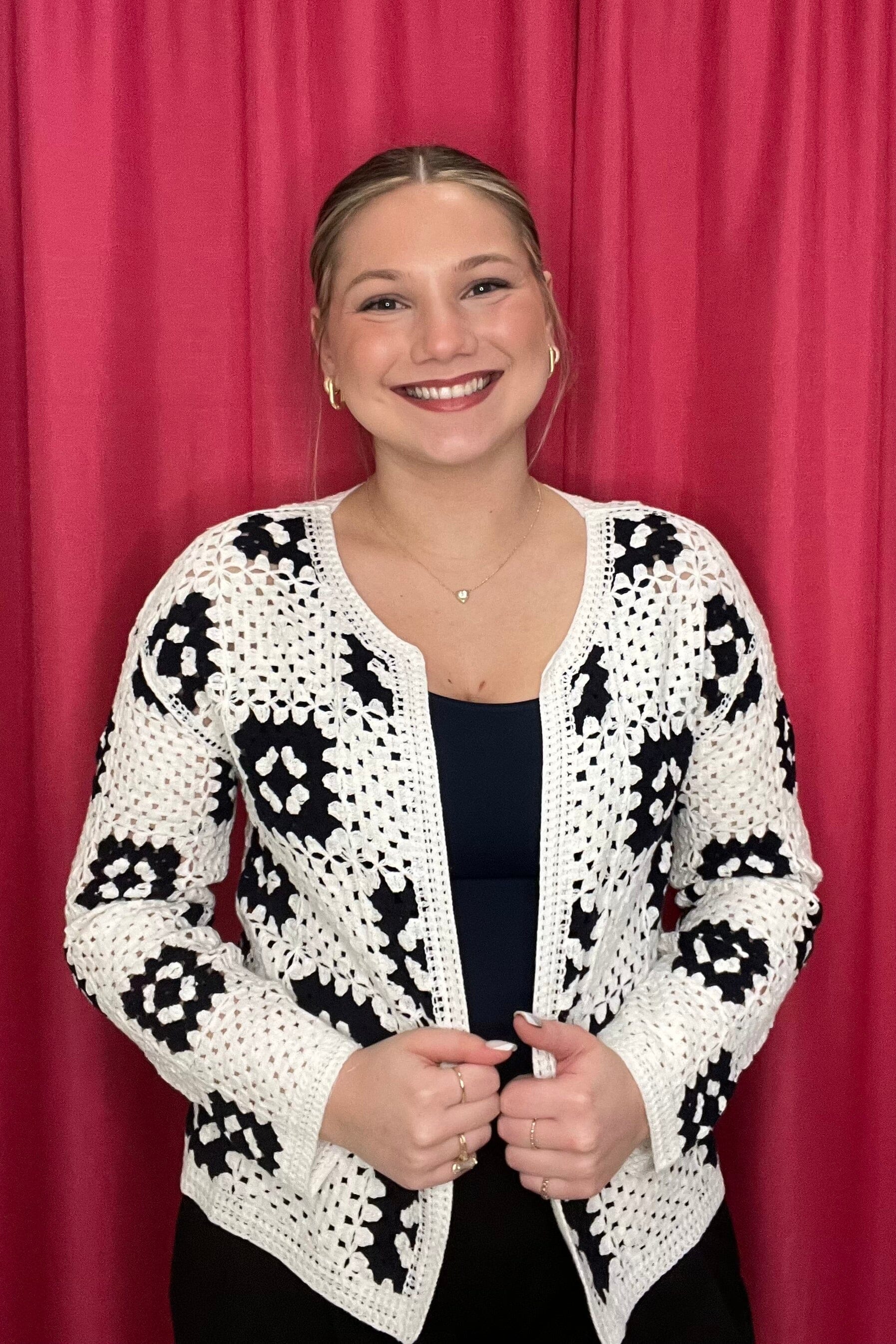 Granny Square Crochet Cardigan OUTFIT COMPLETER CHARLIEB