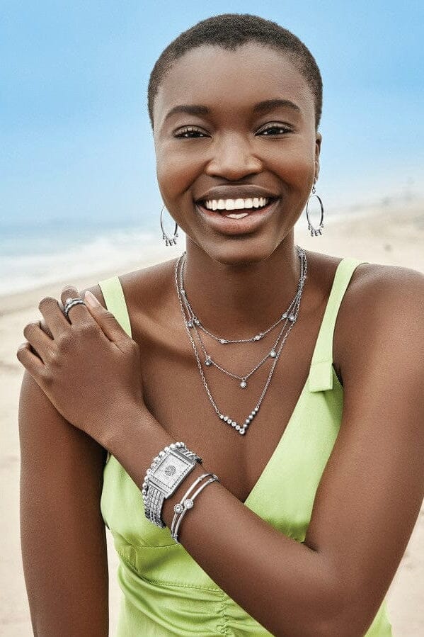 Illumina Petite Silver Collar Necklace BJEWELRY Brighton Collectables