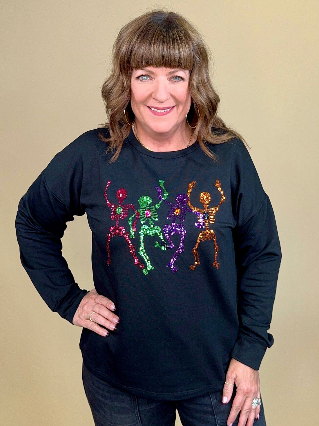 Dancing Skeltons MISSY BASIC KNIT:~~Unassigned~~ SOUTHERN GRACE