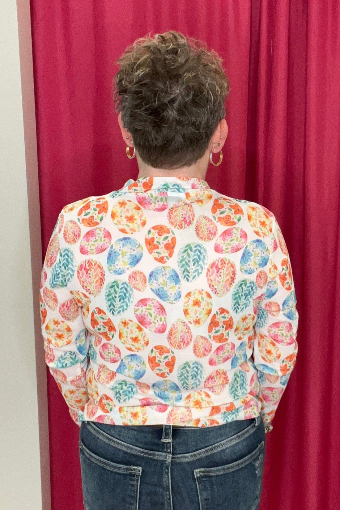 Walking on Egg Shells Mesh Top MISSY BASIC KNIT STERLINGKREEK