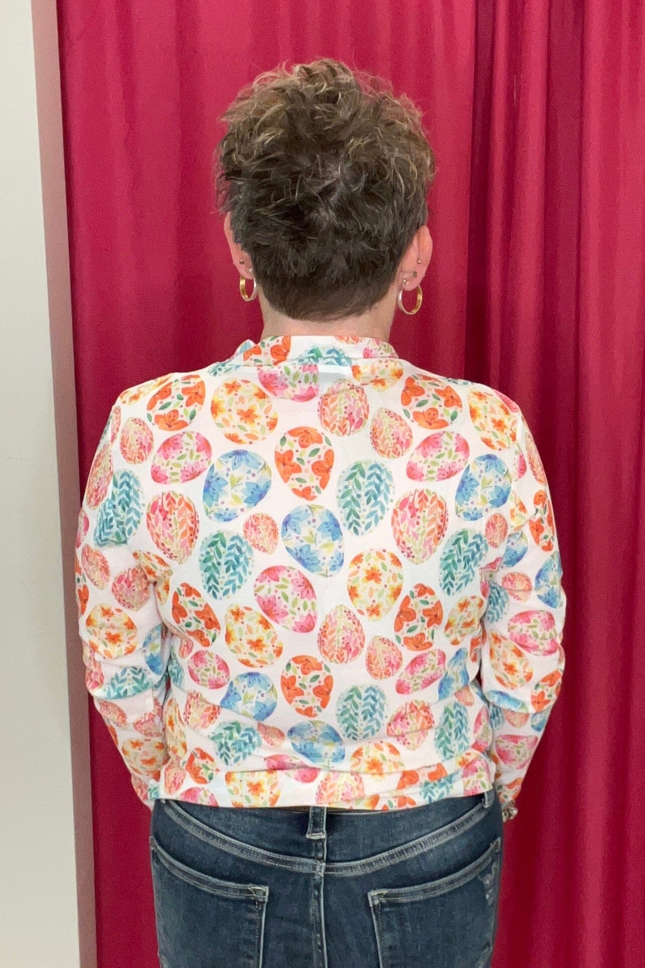 Walking on Egg Shells Mesh Top MISSY BASIC KNIT STERLINGKREEK