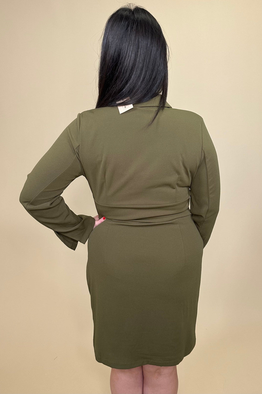 Long Sleeve Dress w/Gold Buttons DRESS DEAR SCARLETT