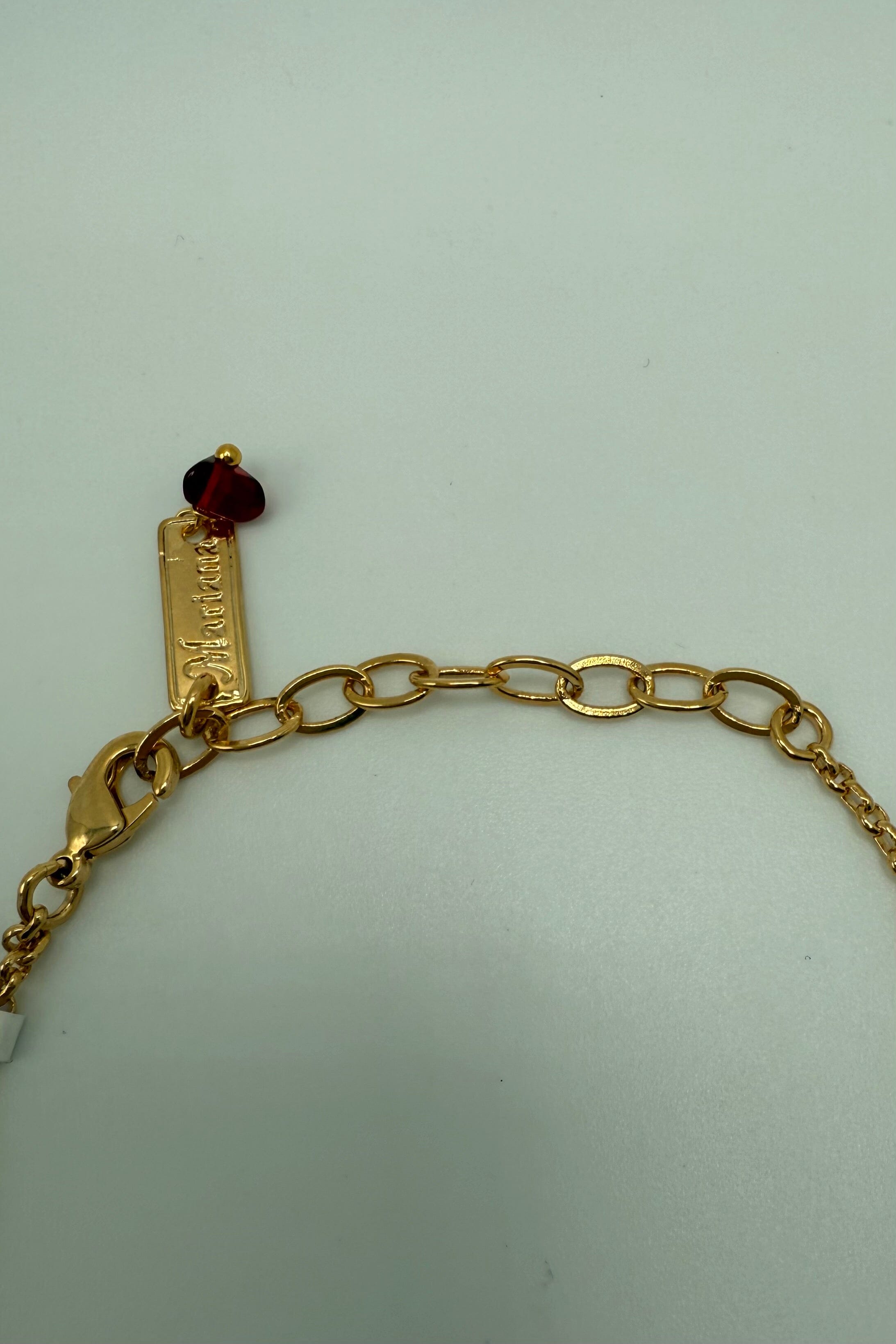 Small Emerald Choker Necklace in “Siam” in Yellow Gold BETTERBRANDJEWELRY Mariana