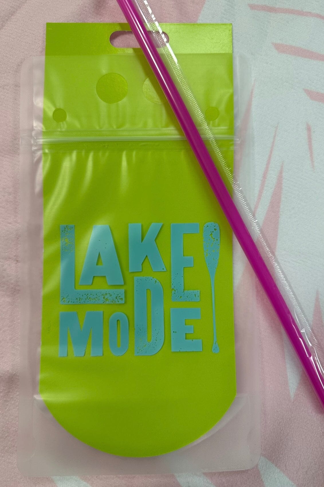 Drink Pouch With Straw GIFT/OTHER Drink Pouch Party LAKEMODE