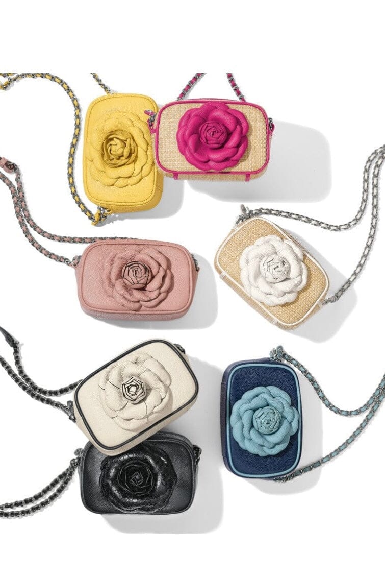 Rosie Straw Pink Camera Bag BHANDBAGS Brighton Collectables