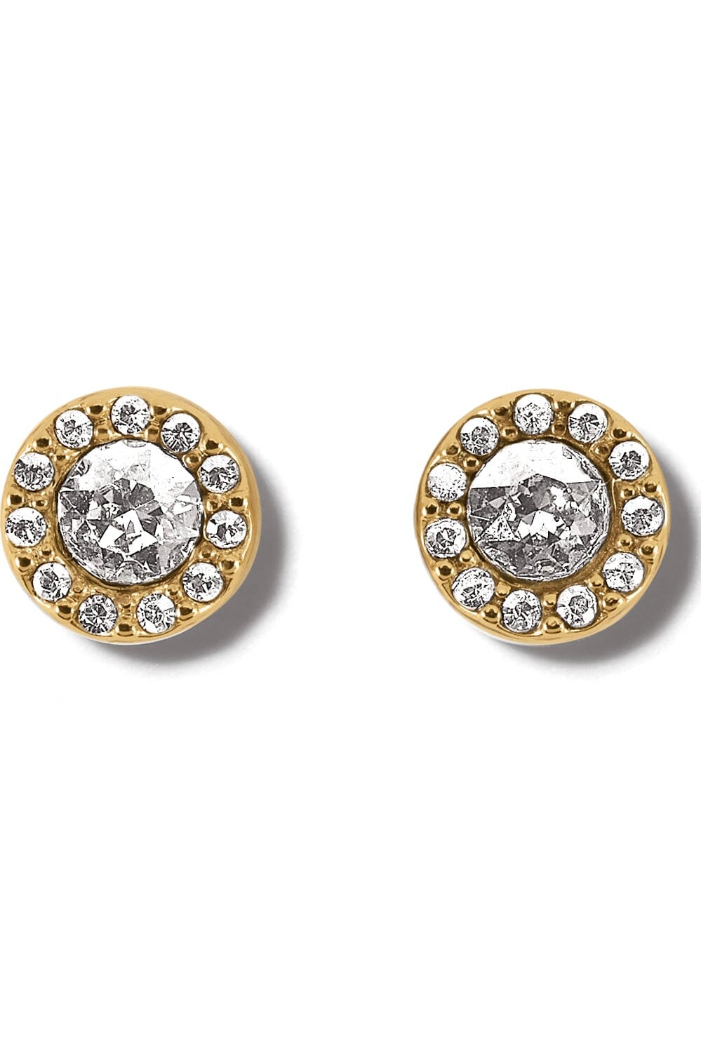 Illumina Gold Solitaire Post Earrings BJEWELRY Brighton Collectables