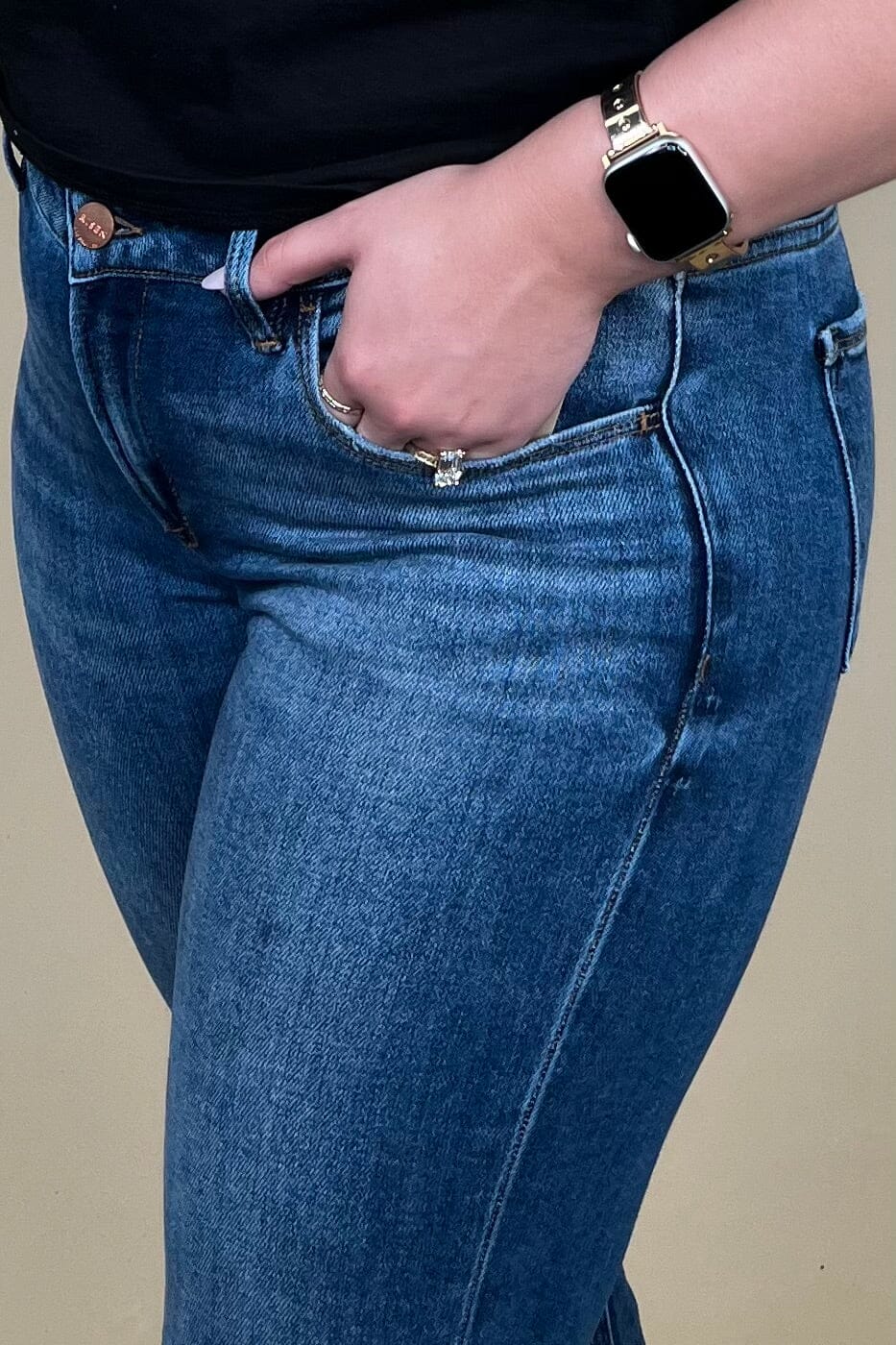Low Rise Flare Jean JEANS RISEN