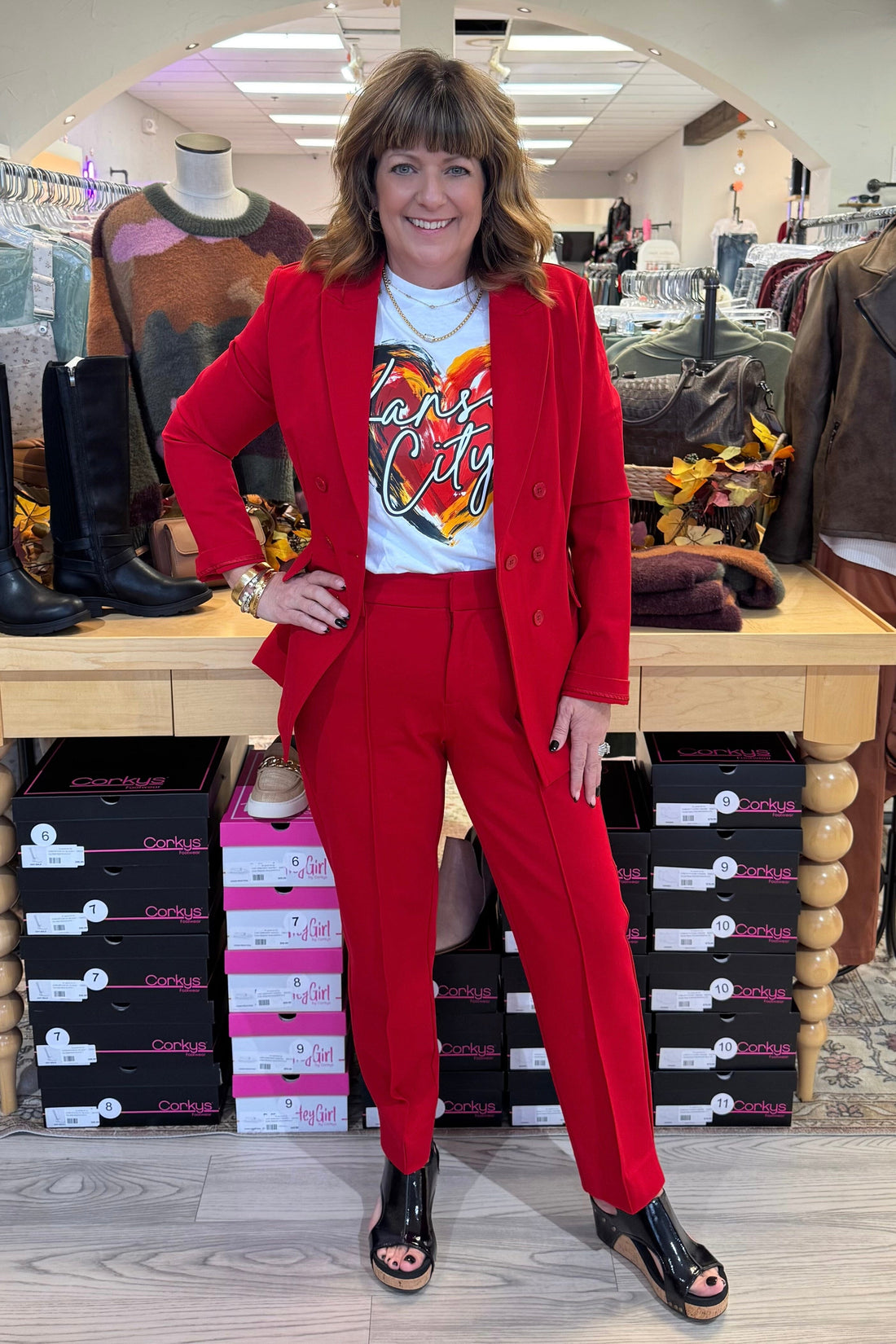 Faux Double Breasted Blazer OUTFIT COMPLETER LIVERPOOL