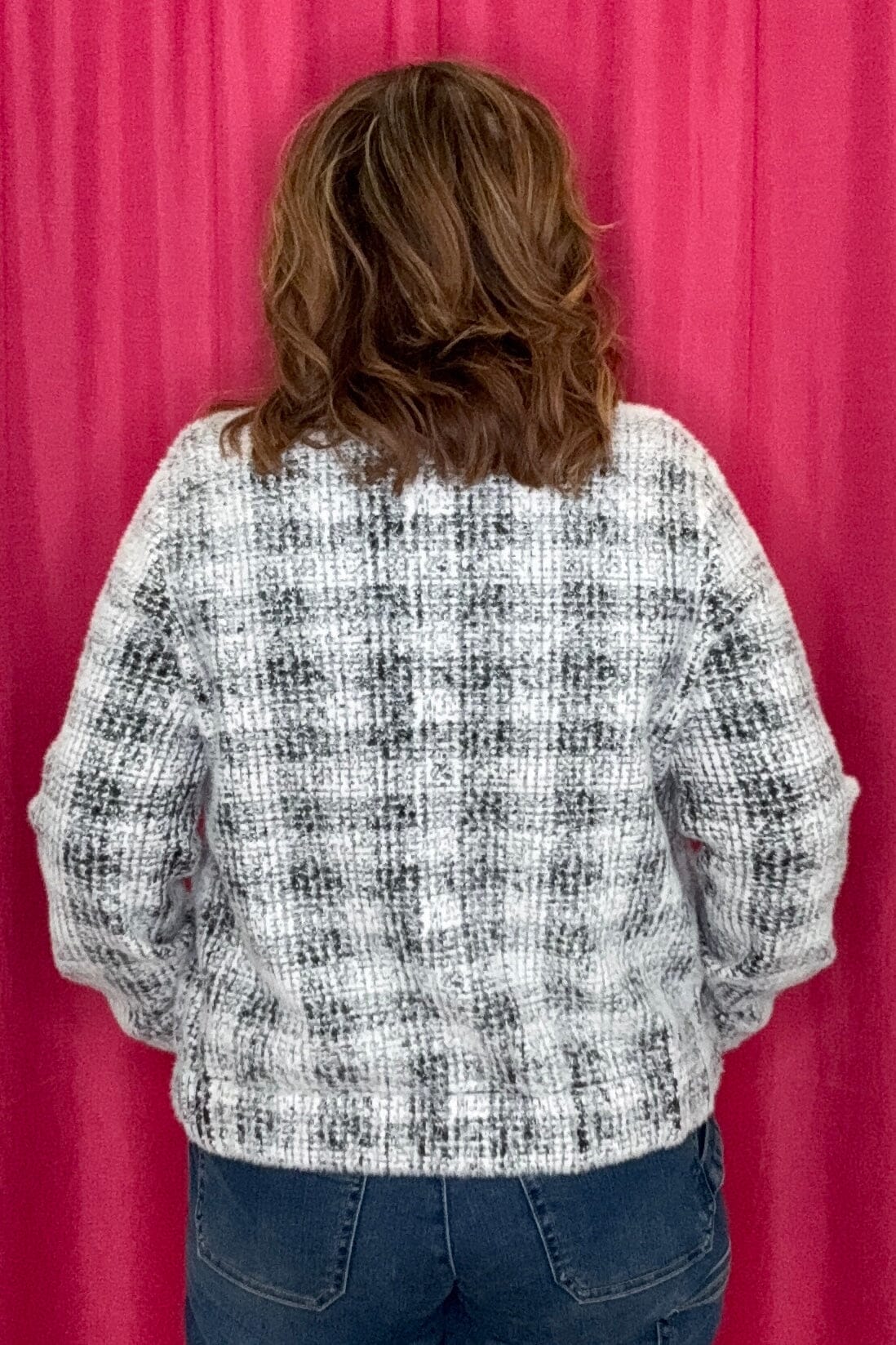 Long Sleeve Collared Bomber Sweater Jacket JACKET LIVERPOOL