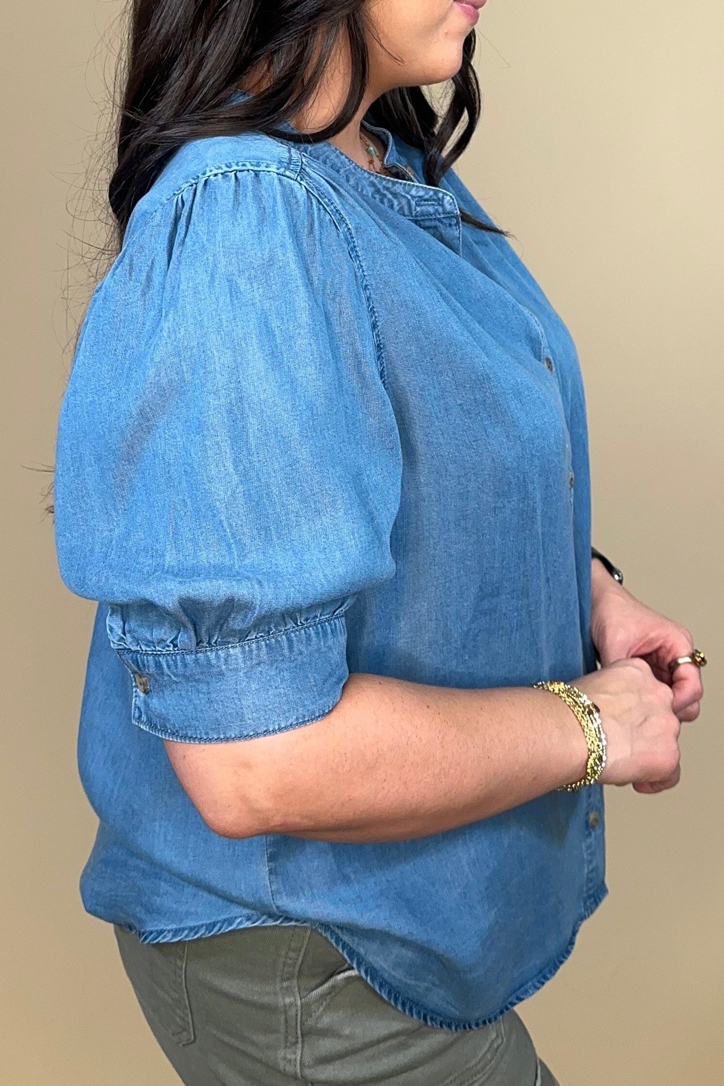 Short Sleeve Button Down Top MISSY TOP SPECIAL ZAC & RACHEL