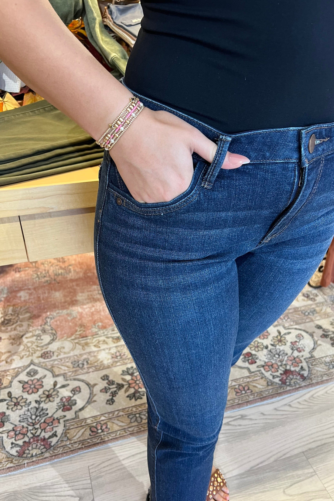 26.5/16" Ab Solution Kick Flare JEANS DEMOCRACY