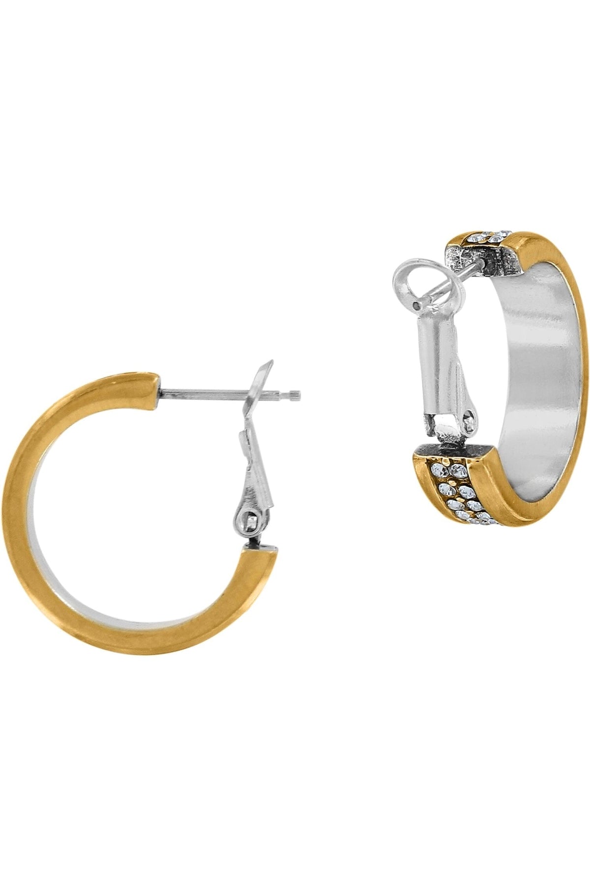 Meridian Two Tone Hoop Earrings BJEWELRY Brighton Collectables