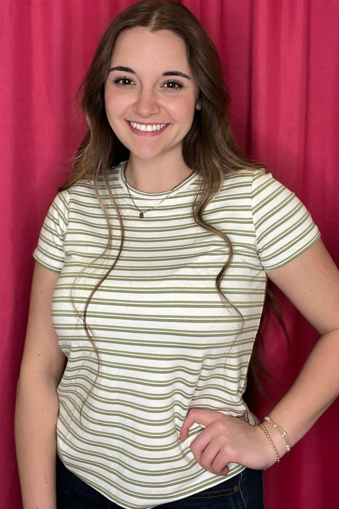 Short Sleeve Crew Neck Classic Knit Tee MISSY BASIC KNIT LIVERPOOL WHIPPEDCRMLOTUS XS