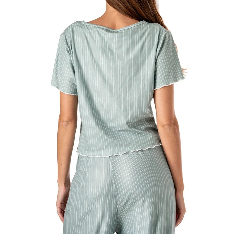 Hello Mello Under Covers Ribbed Top UNDER DMMERCHANDISING