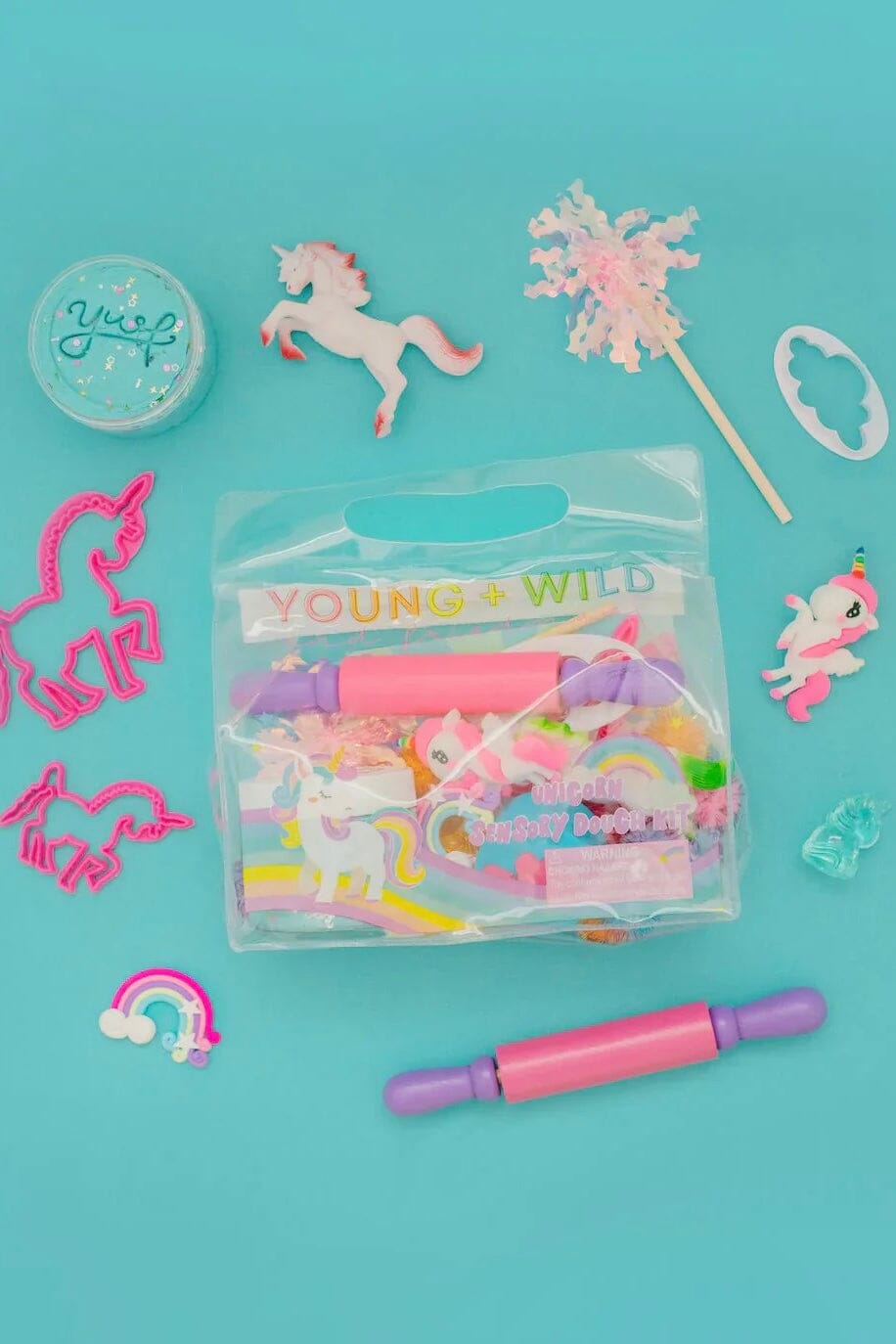 Sensory Dough Kit GIFT/OTHER YOUNG + WILD & FRIEDMAN UNICORN