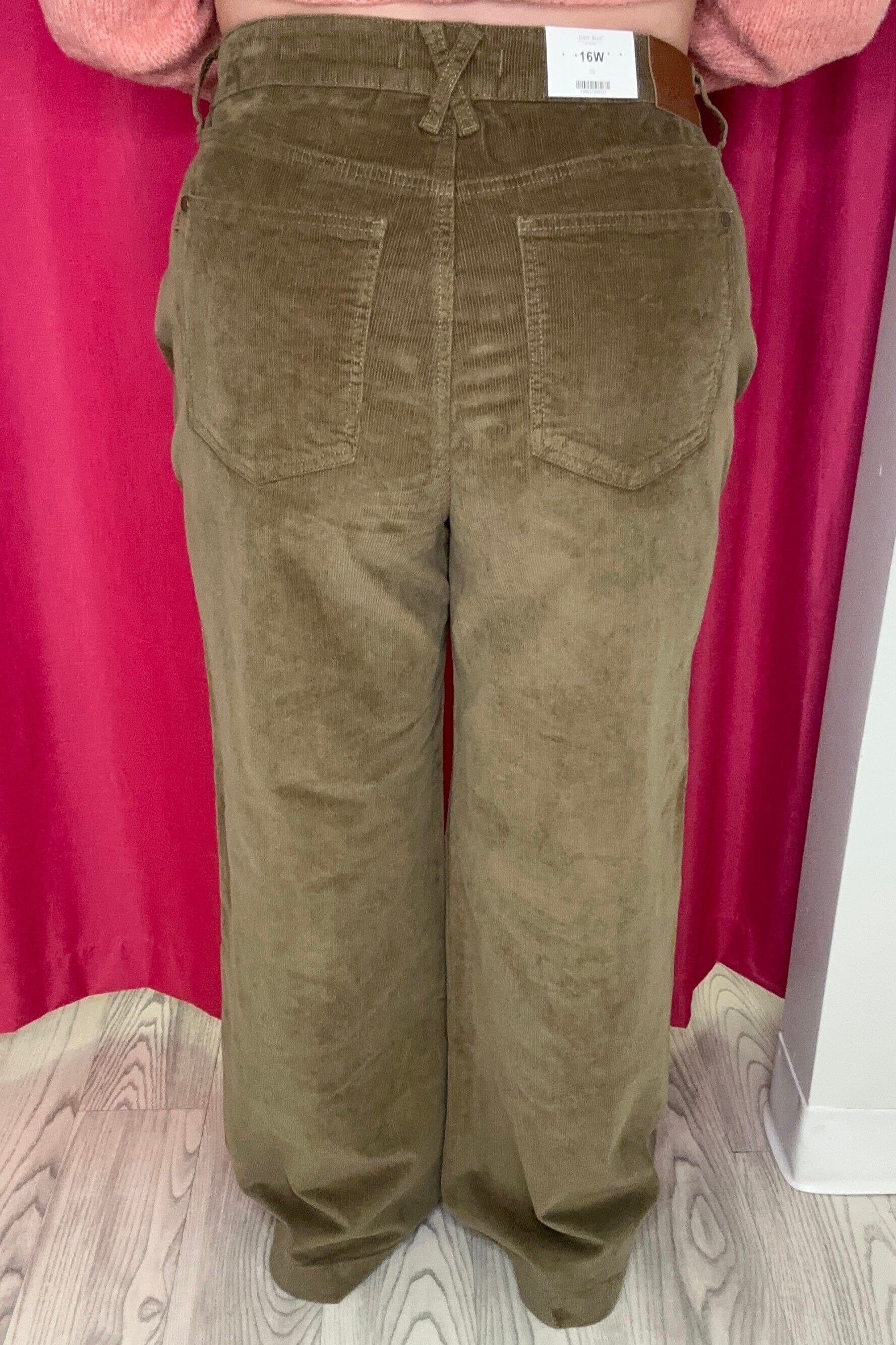 High Rise Retro Wide Leg Welt Pockets & Forward Side Seams BOTTOMS JUDY BLUE
