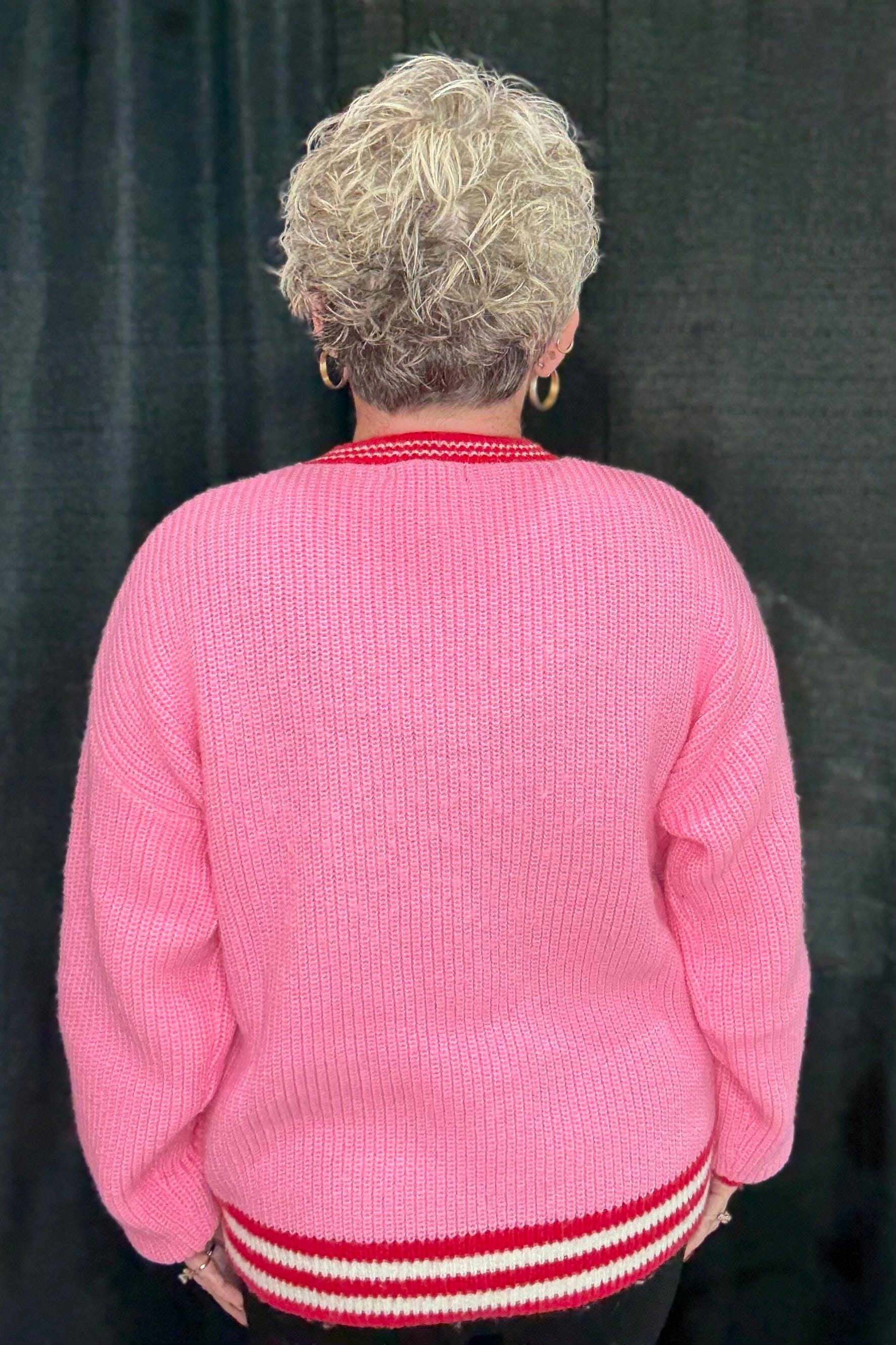 Long Sleeve Mama Claus Knit Sweater MISSY BASIC KNIT SIMPLY SOUTHERN