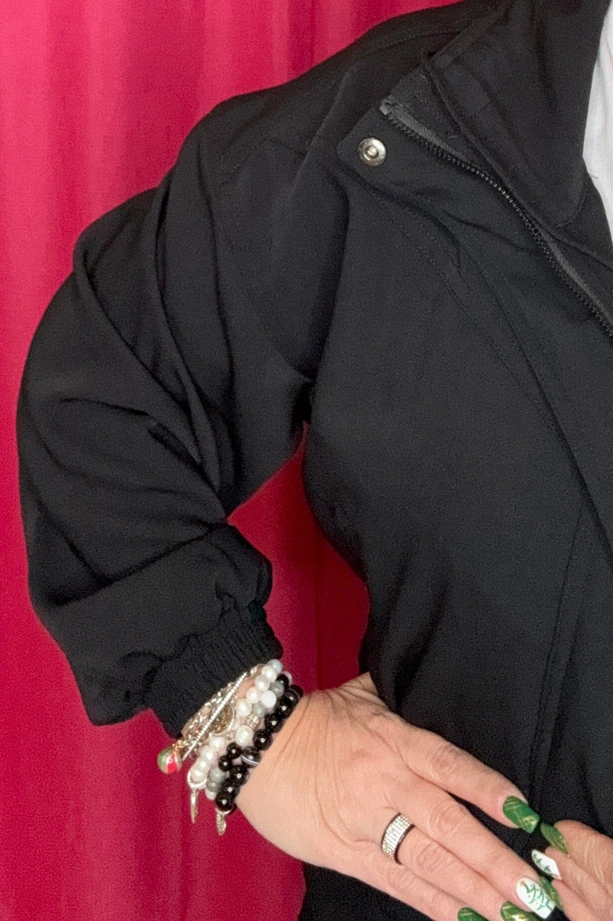 Zip Up Dolman Jacket OUTFIT COMPLETER LIVERPOOL