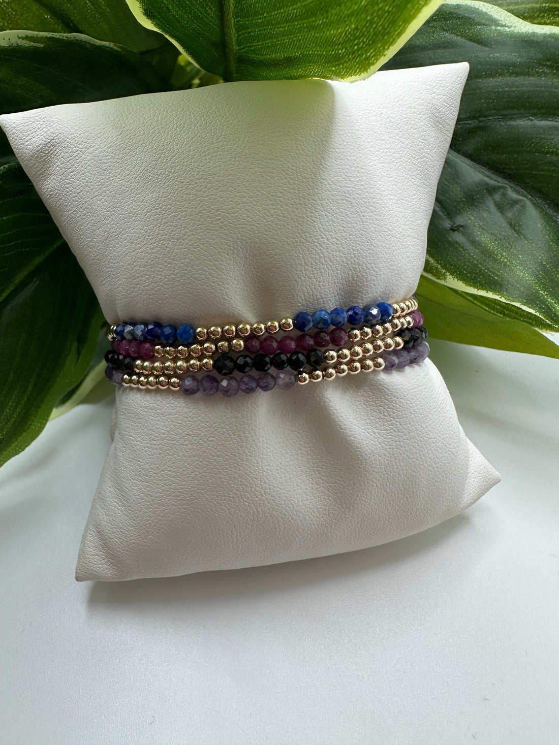 Enewton Blissful Pattern 2.5mm Bead Bracelet- Ruby JEWELRY ENEWTON