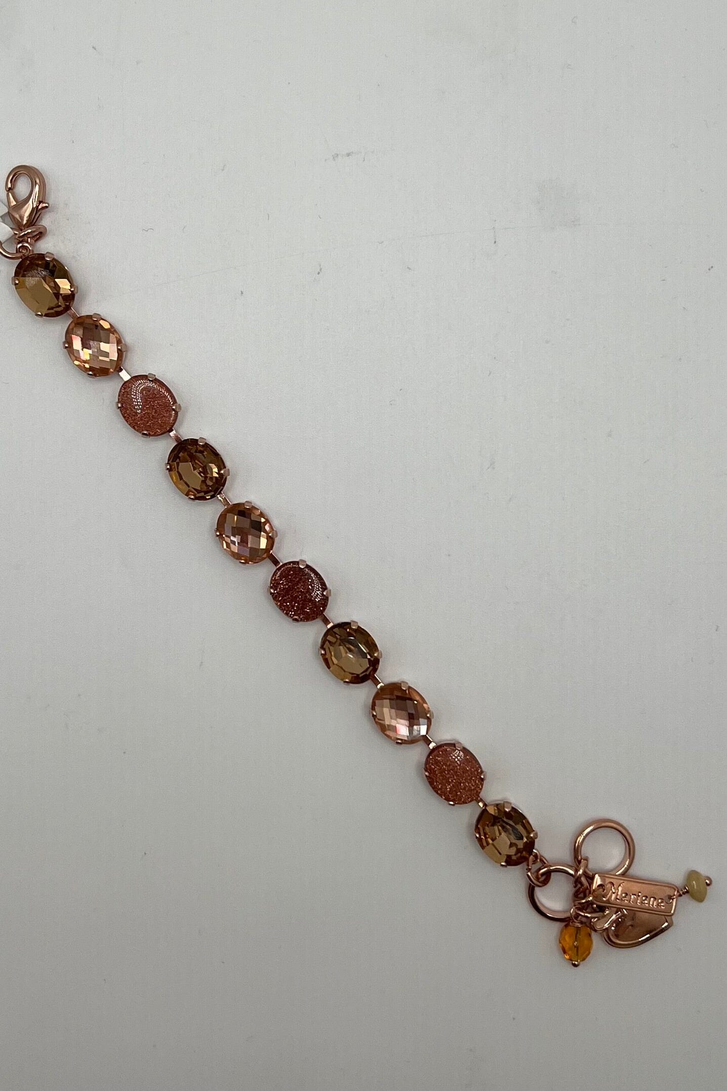 Large Oval Chain Bracelet "Amaretto" BETTERBRANDJEWELRY MICHALSMARIANA