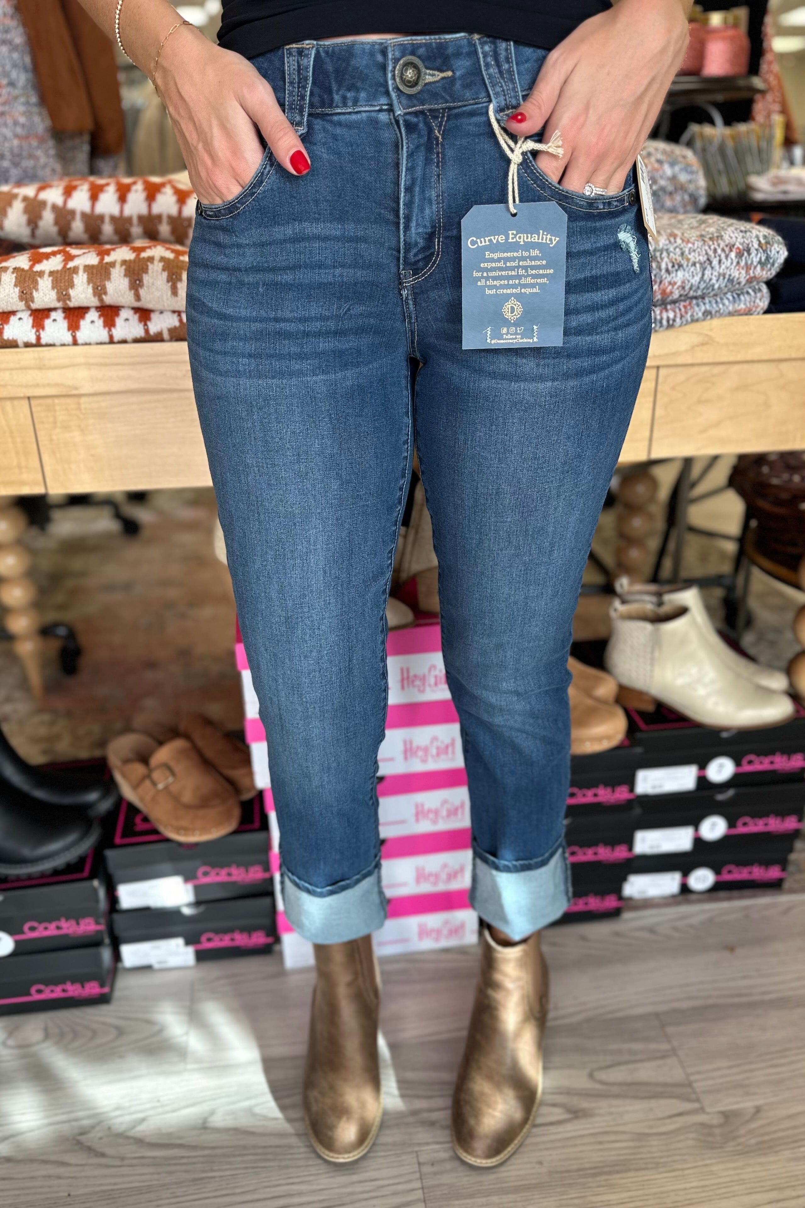 "AB" Solution Straight Leg JEANS DEMOCRACY