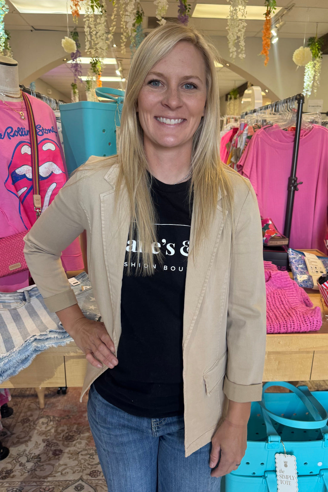 Fitted Blazer OUTFIT COMPLETER LIVERPOOL CAPPUCINO XS