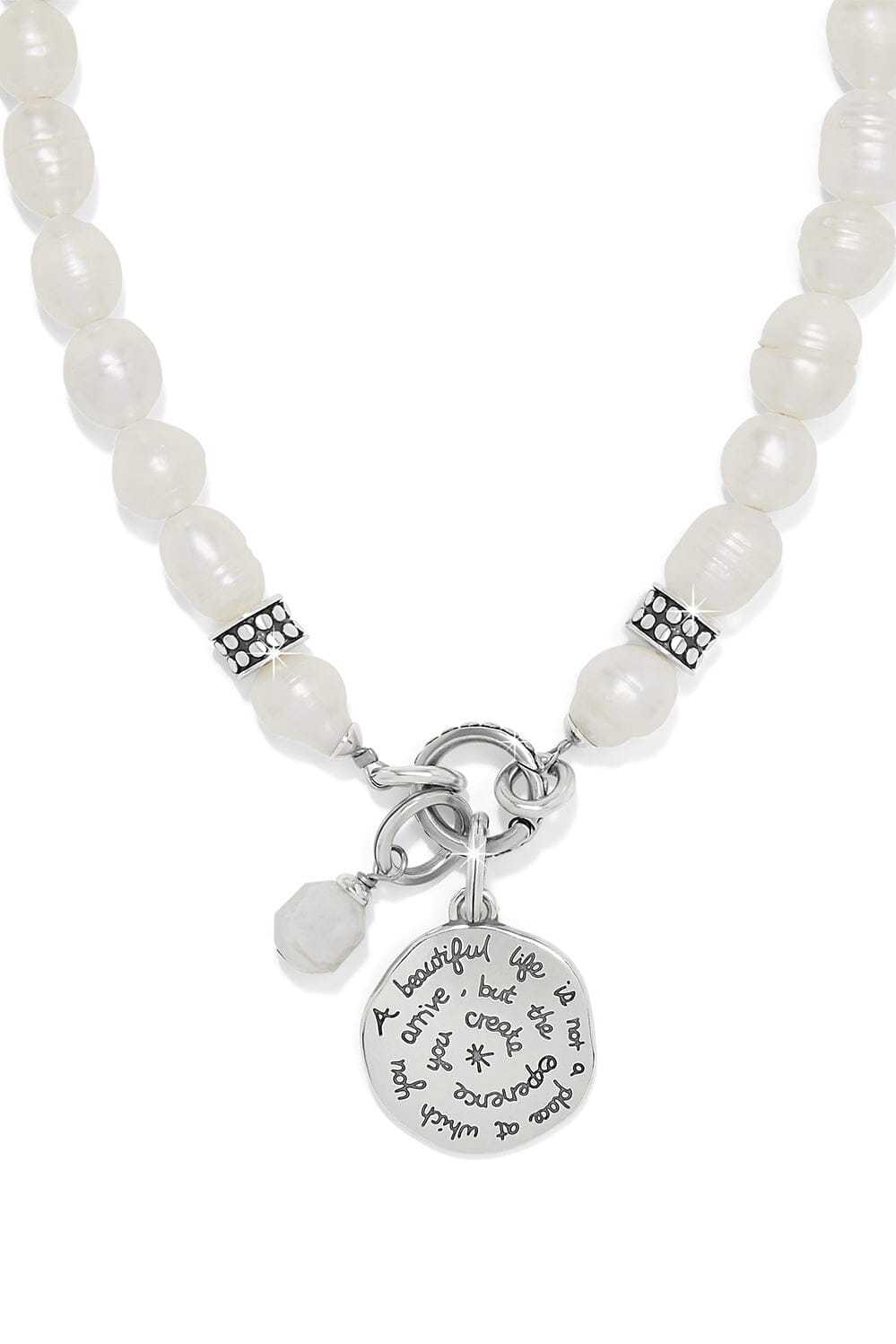 Token Charm Pearl Necklace BJEWELRY Brighton Collectables