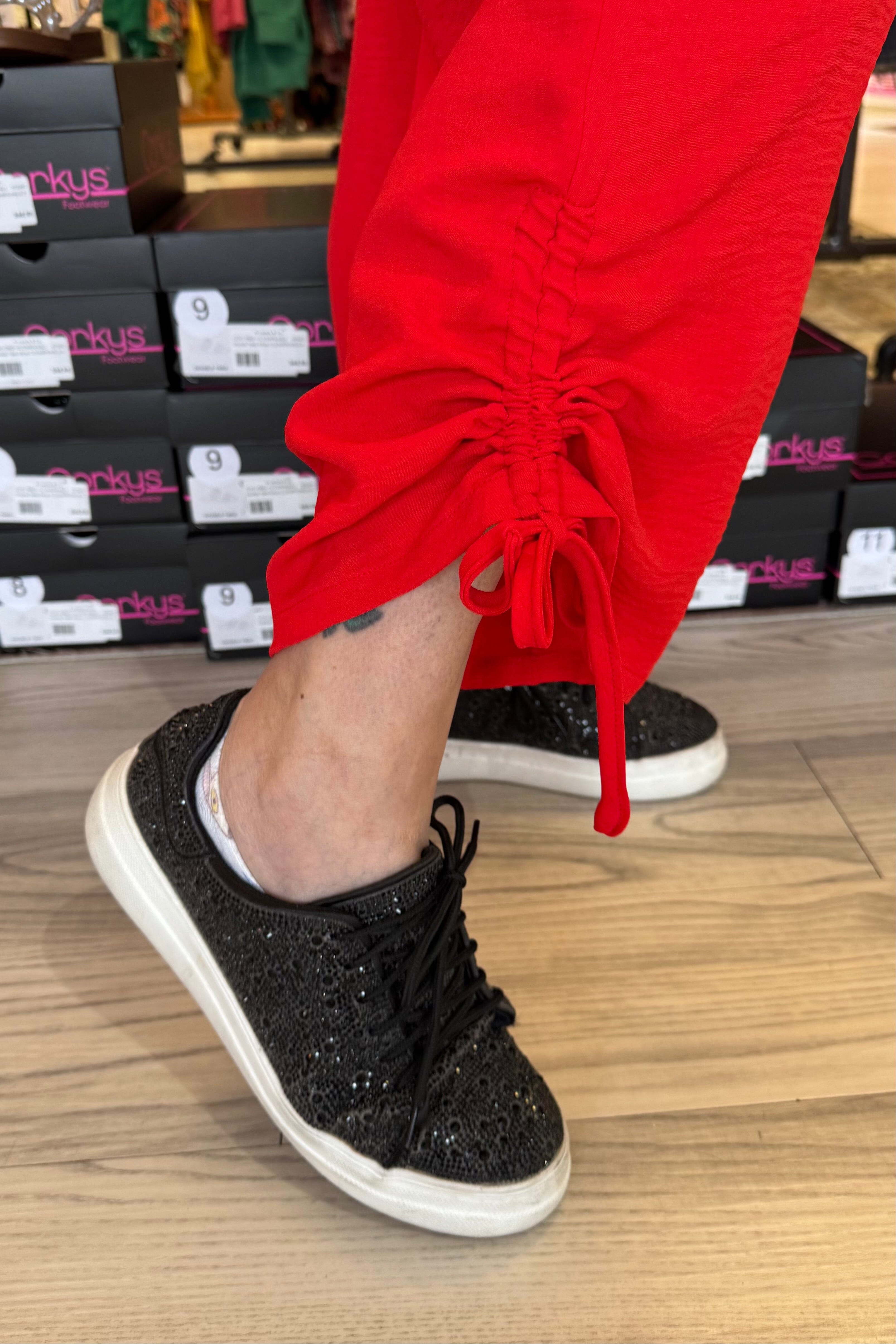 Pull On Pant w/Pockets & Ties BOTTOMS CREATION