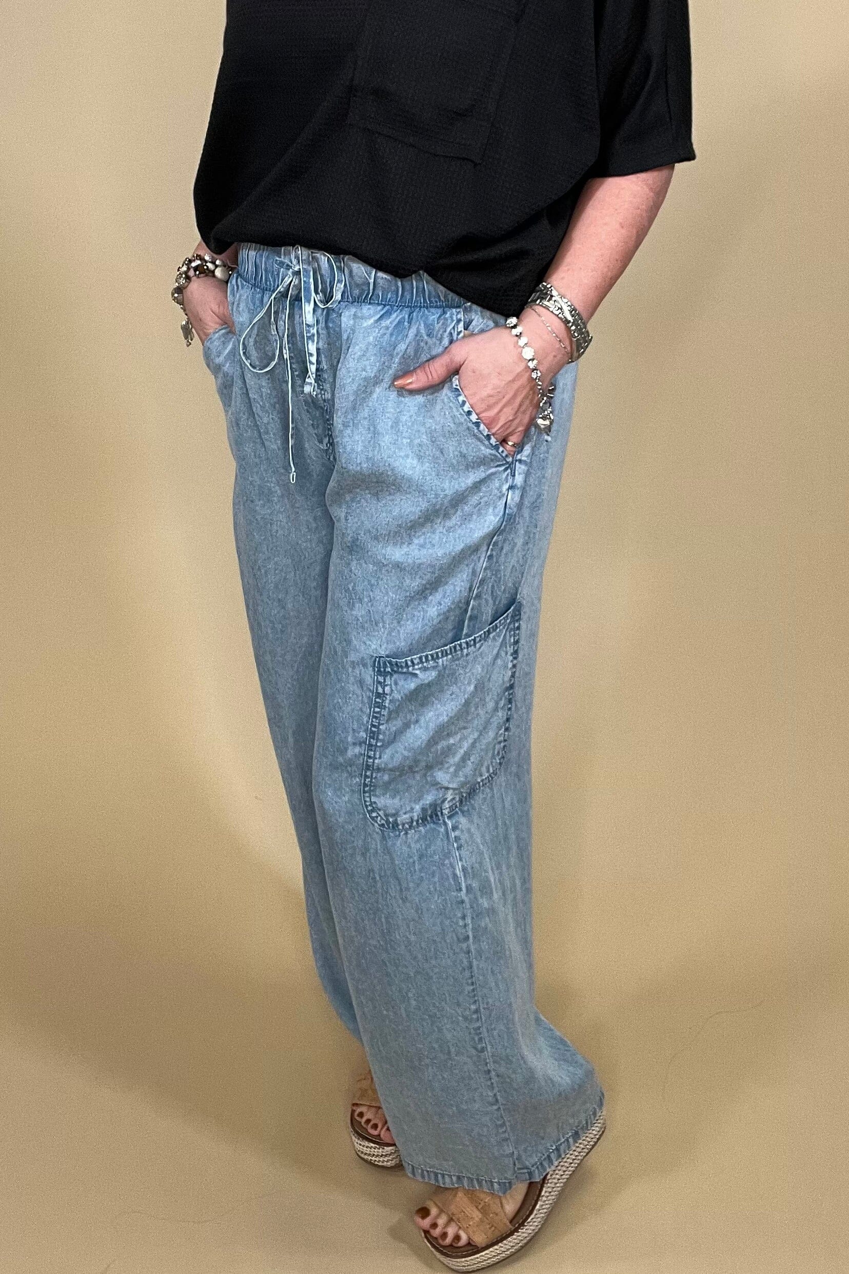 Pull On Ankle Pant w/3 Pockets BOTTOMS ZAC & RACHEL