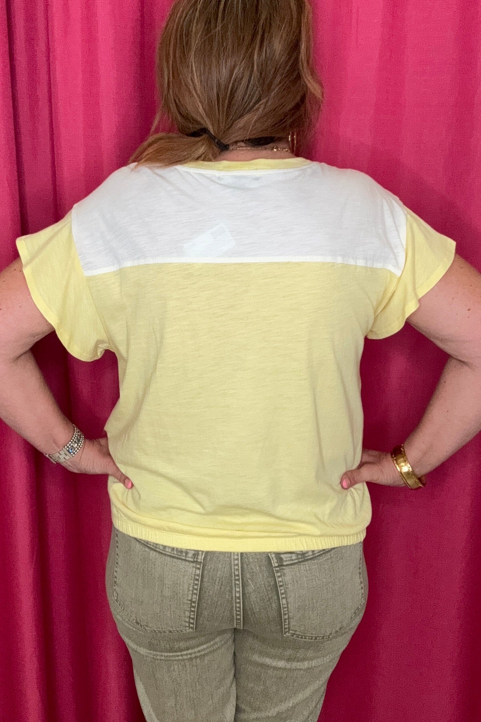 Cap Sleeve Scoop Neck Printed Knit Top MISSY TOP SPECIAL DEMOCRACY