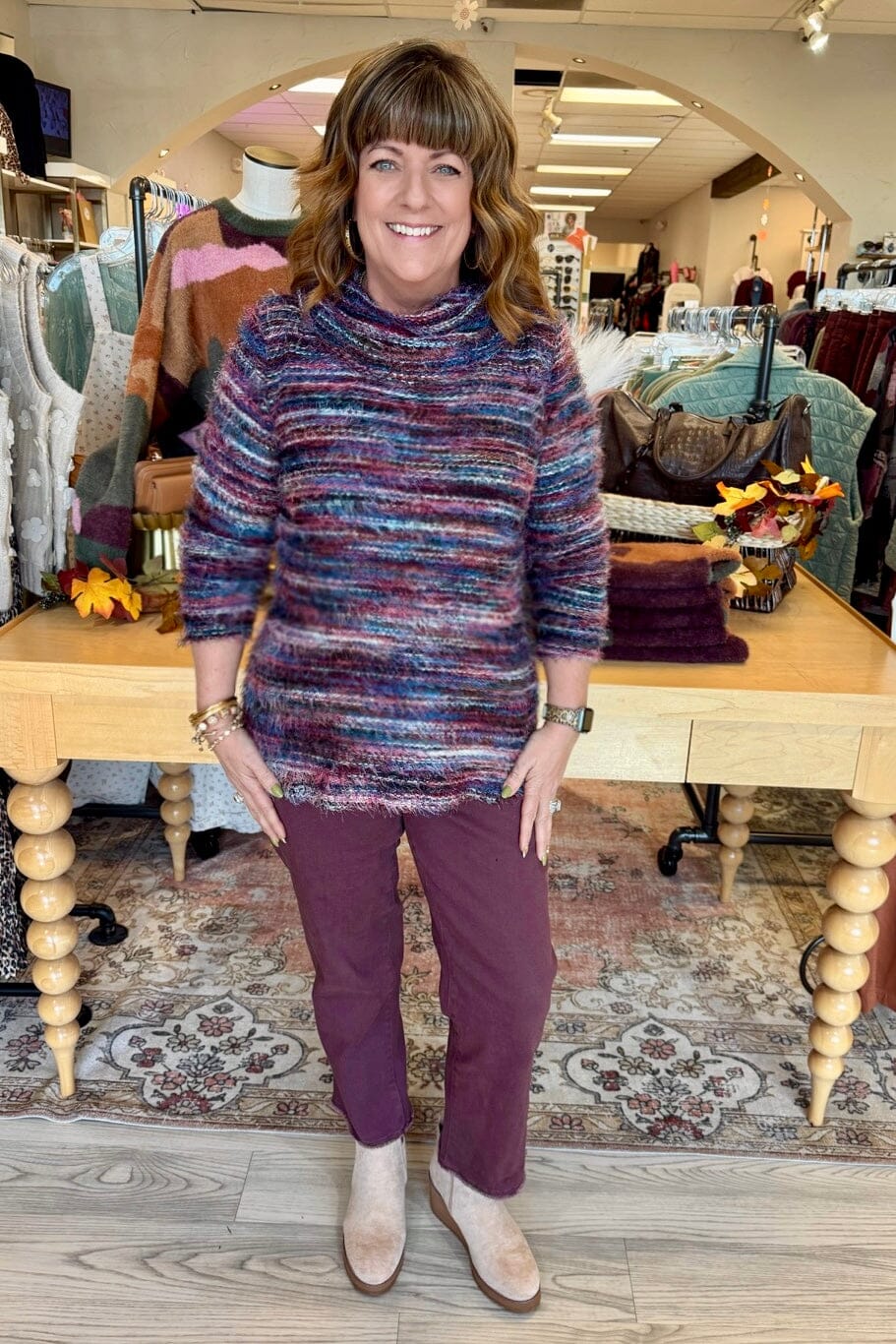 27/14" Ab Solution High Rise Slim Straight BOTTOMS DEMOCRACY