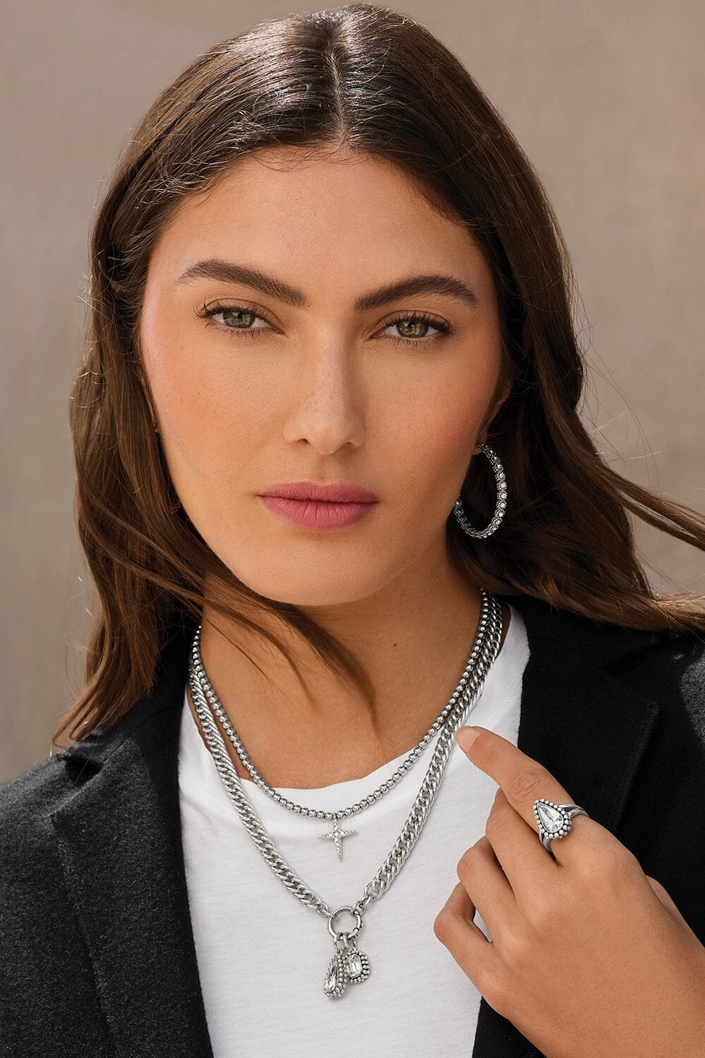 Twinkle Luxe Charm Link Necklace BJEWELRY Brighton Collectables