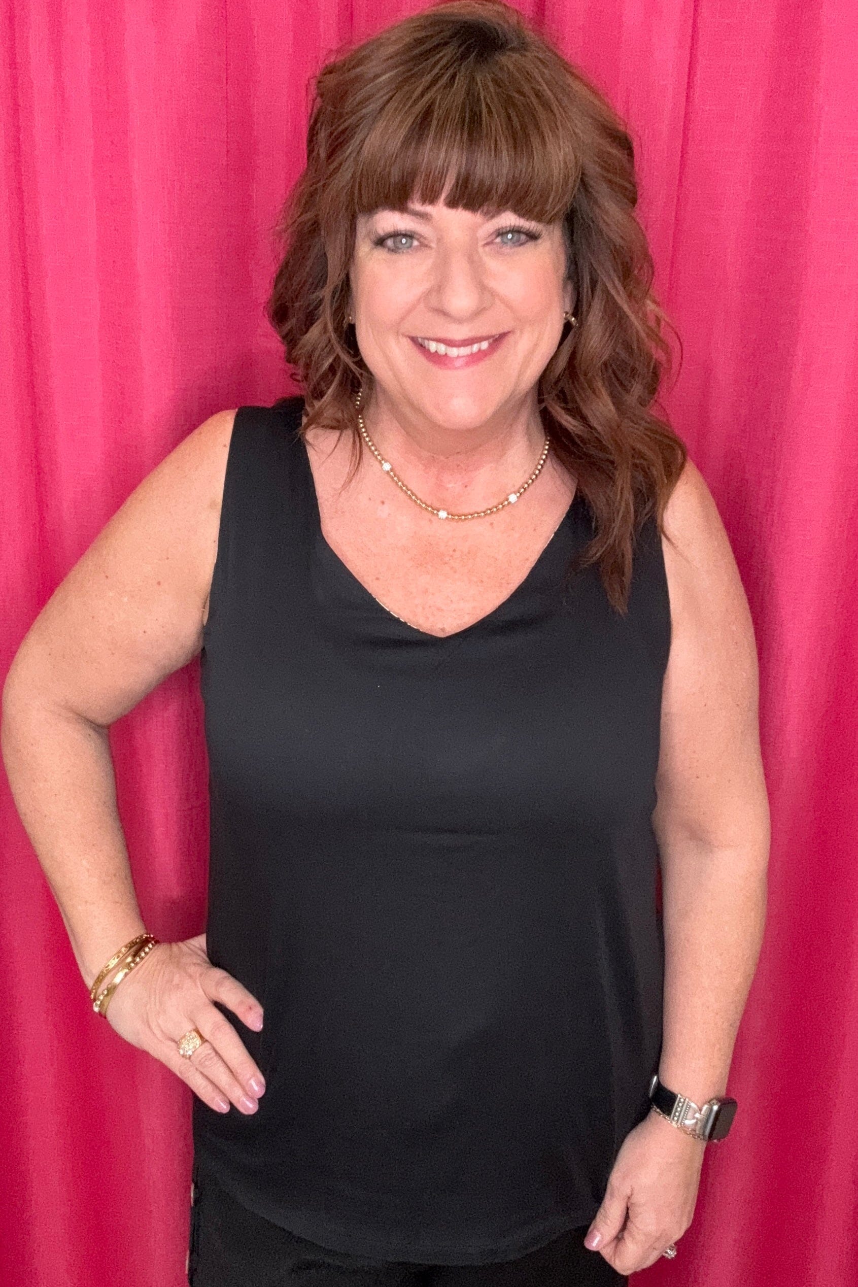 Reversible V-Neck Cami MISSY TOP SPECIAL TRIBAL