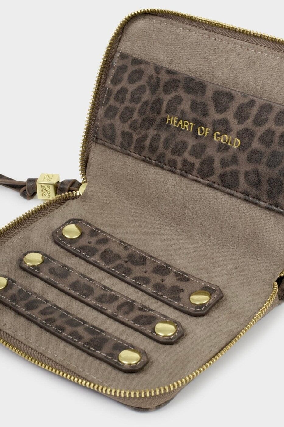 Leopard Slim Jewelry Case HANDBAGS KATIE LOXTON