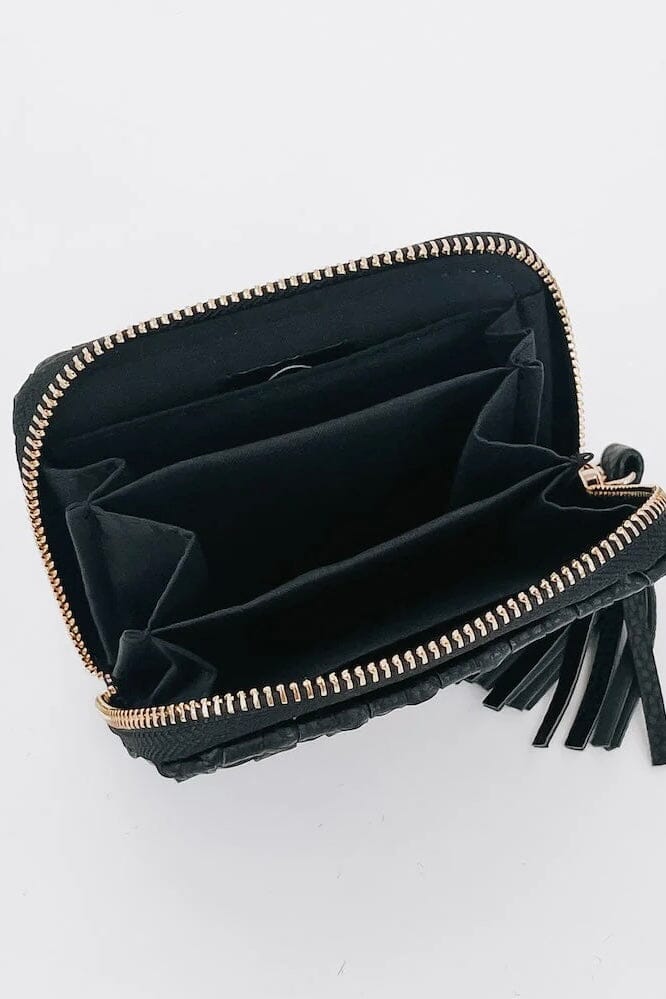 Wynona Woven Walle-Black HANDBAGS PRETTY SIMPLE