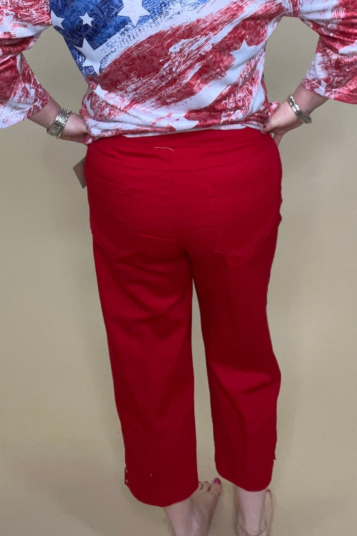 Cropped Pull On Pant w/Pockets BOTTOMS SOUTHERN LADY