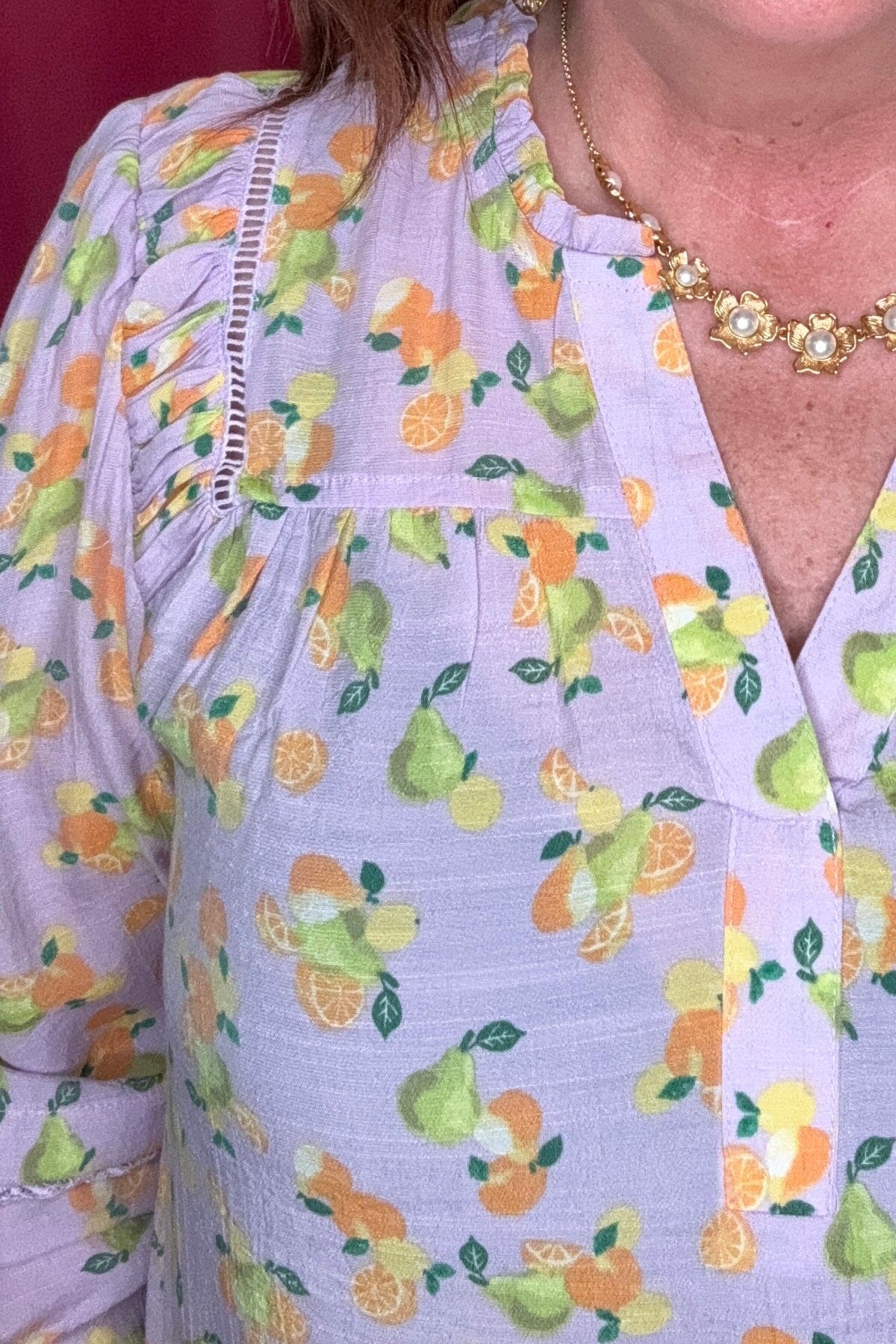 Long Sleeve V-Neck Top MISSY TOP SPECIAL ZAC & RACHEL