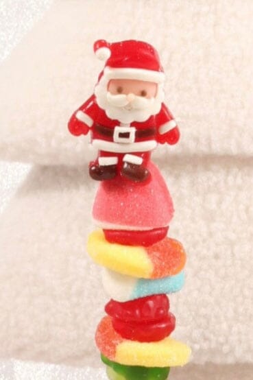 Christmas Gummy Kabobs GIFT/OTHER COBLENTZ FAMILY BRANDS SANTA .
