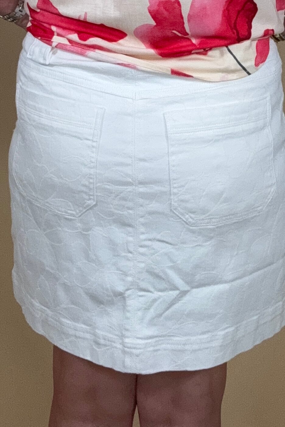 Audrey Hugging Skort w/Patch Pockets BOTTOMS TRIBAL