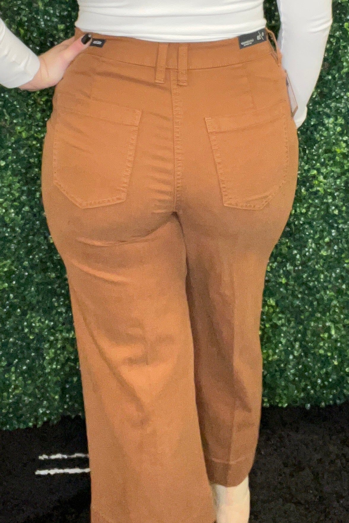 High Rise Crop Wide Leg BOTTOMS LIVERPOOL